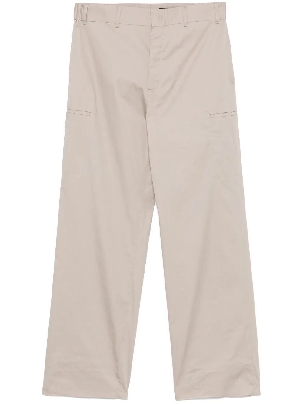 Fendi Men Straight-Cut Cargo Cotton Trousers FENDI