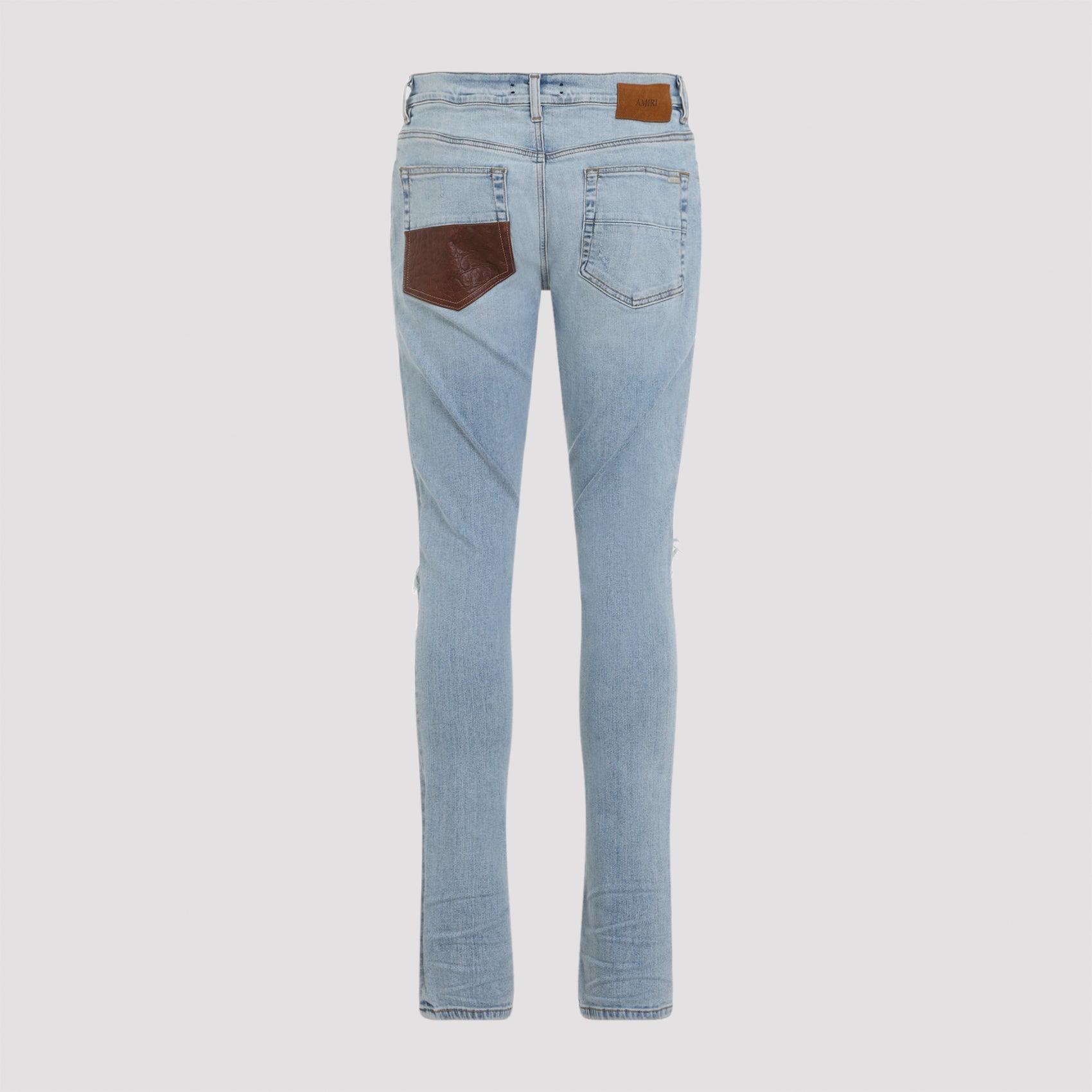 Amiri Crochet Leather Mx1 Jeans Men AMIRI
