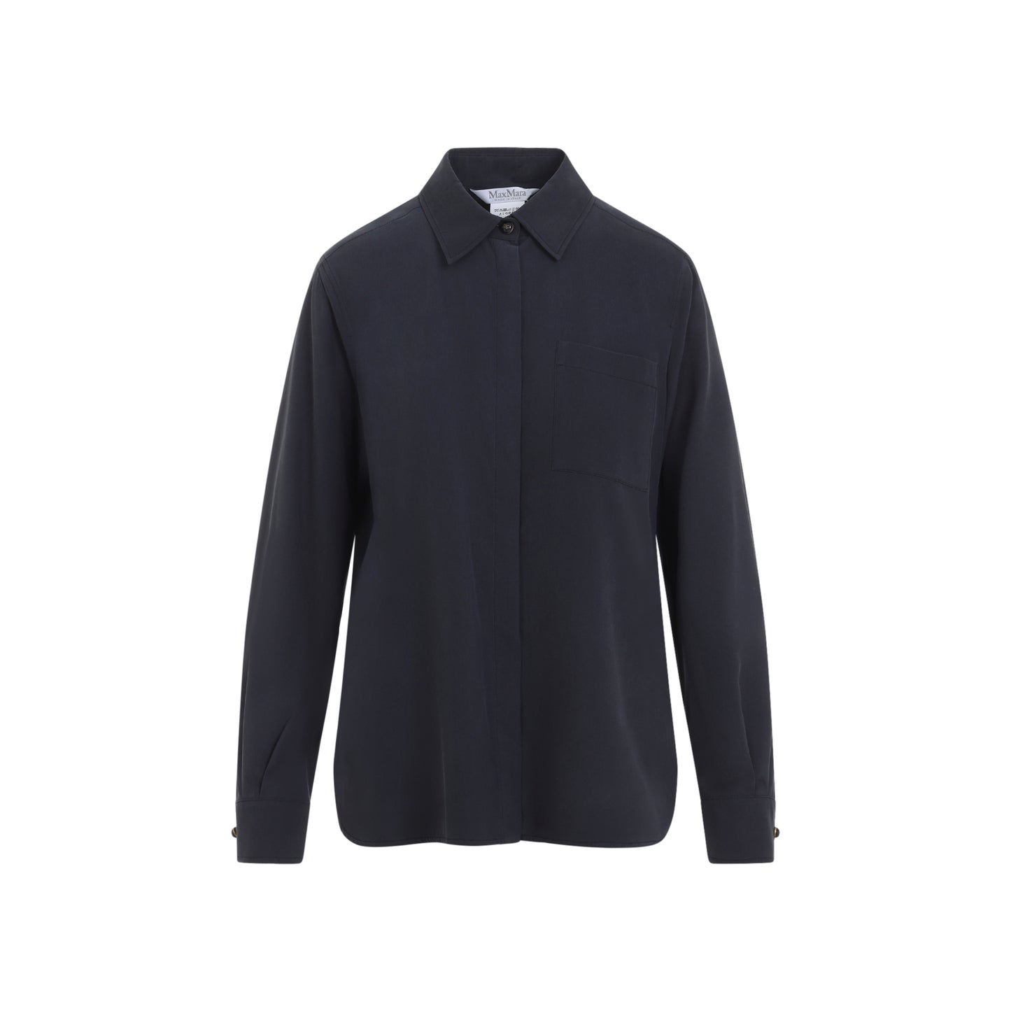 Max Mara Siamese Washed Silk Shirt Women MAX MARA