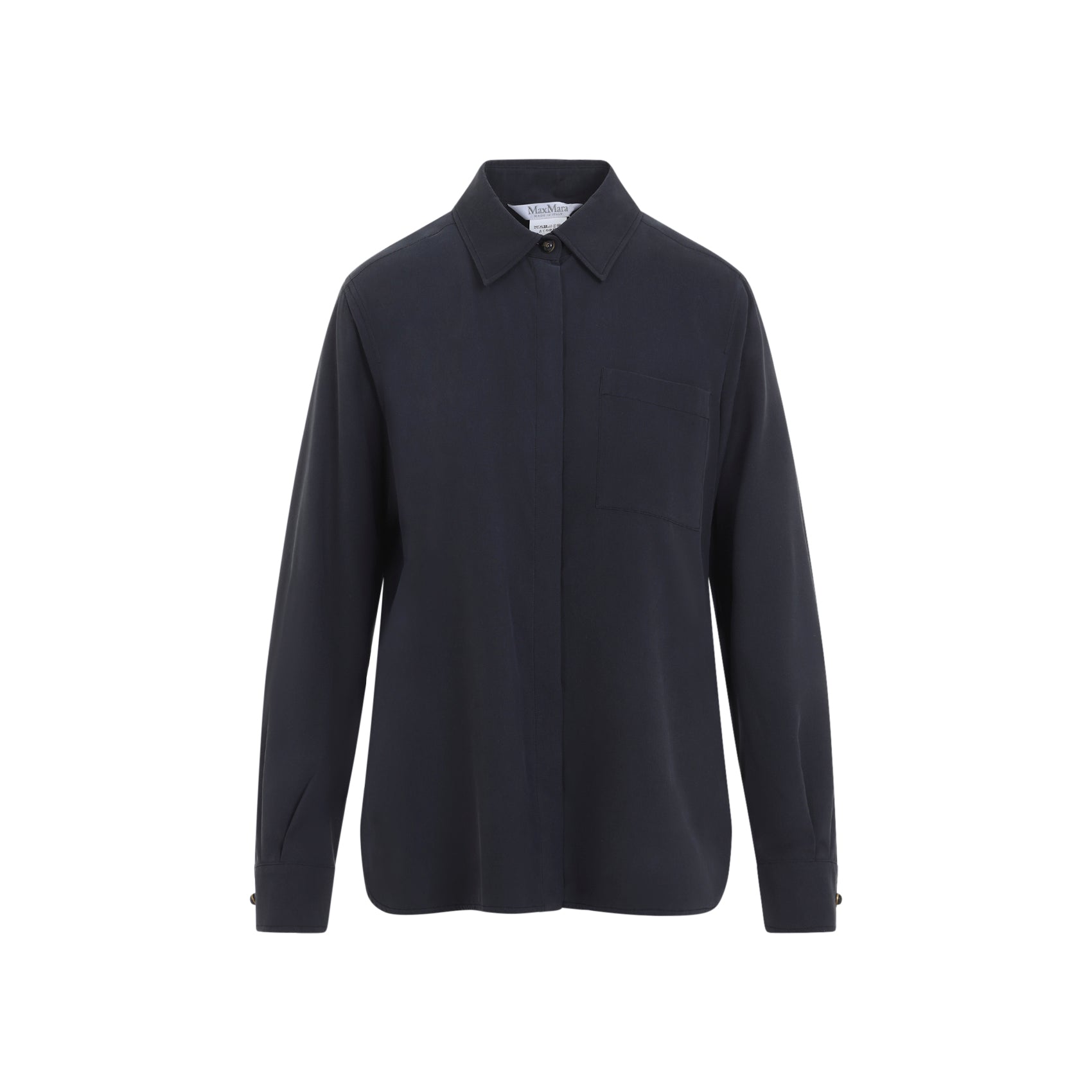 Max Mara Siamese Washed Silk Shirt Women MAX MARA