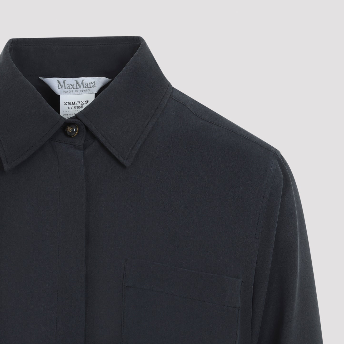 Max Mara Siamese Washed Silk Shirt Women MAX MARA
