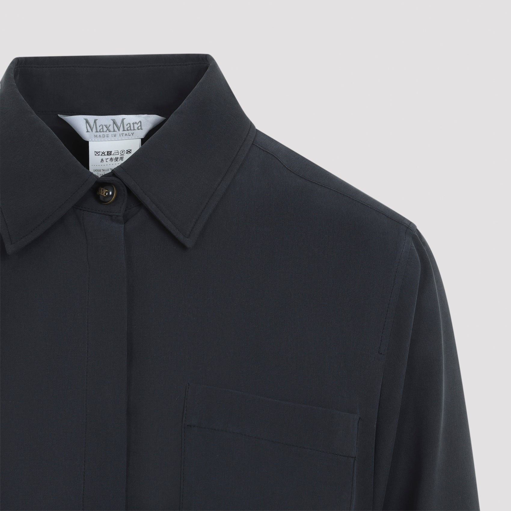Max Mara Siamese Washed Silk Shirt Women MAX MARA