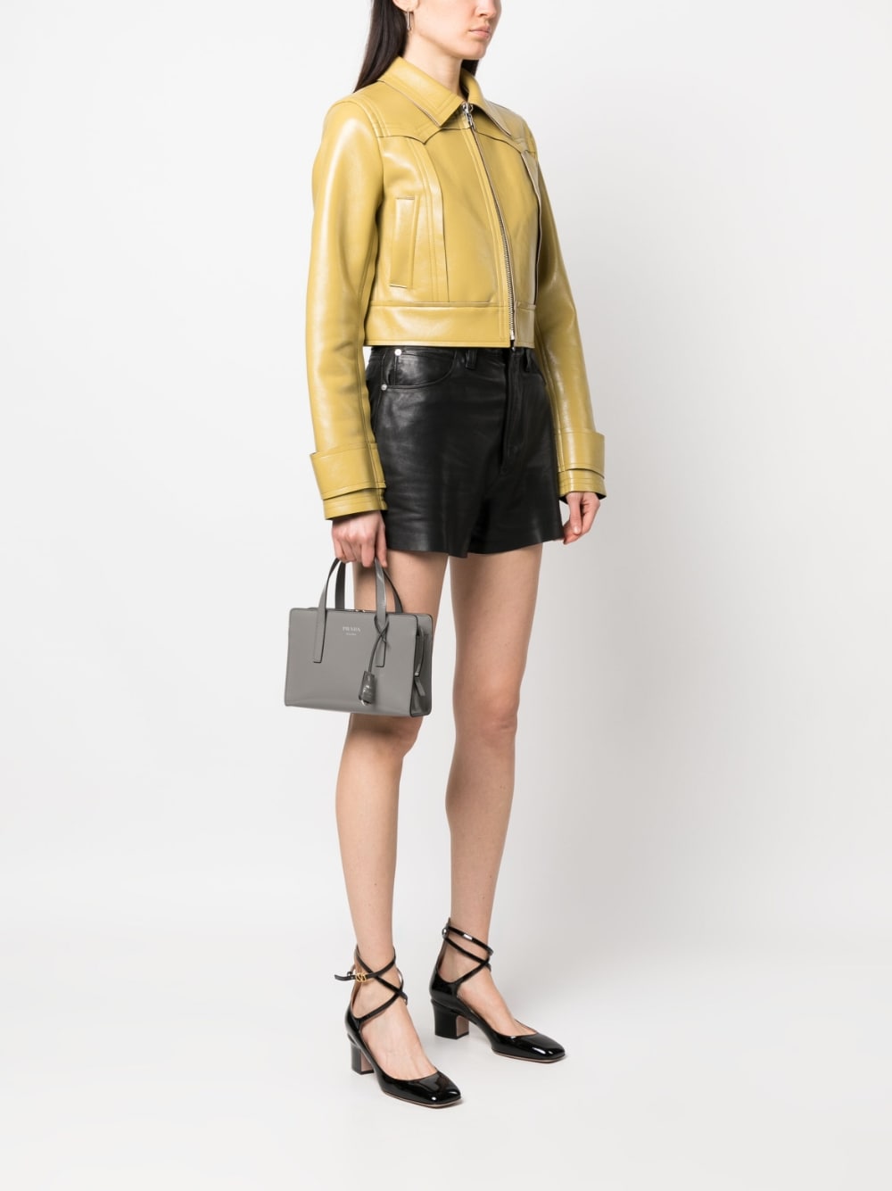 Prada Women Prada Re-Edition 1995 Mini Brushed Leather Bag PRADA