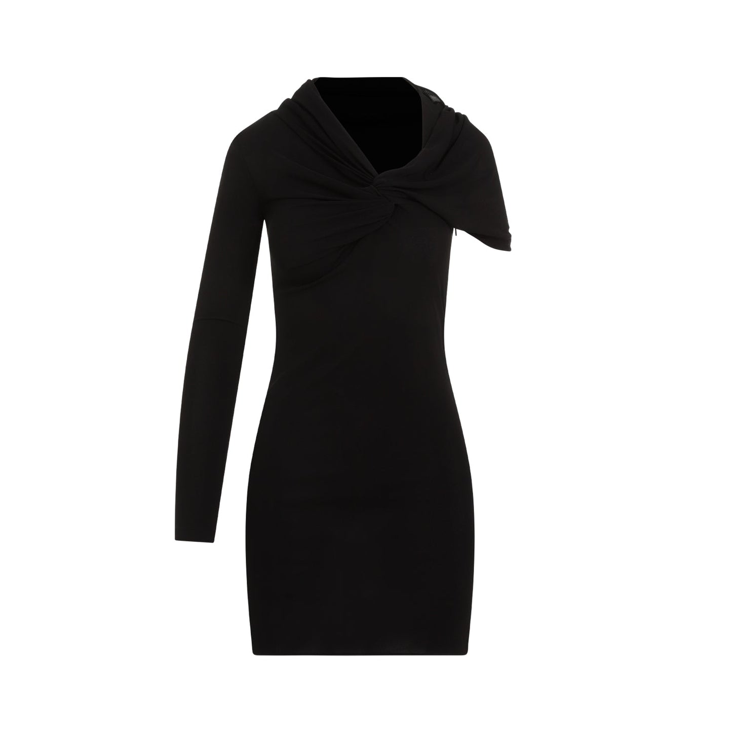 Saint Laurent Viscose Mini Dress Women SAINT LAURENT