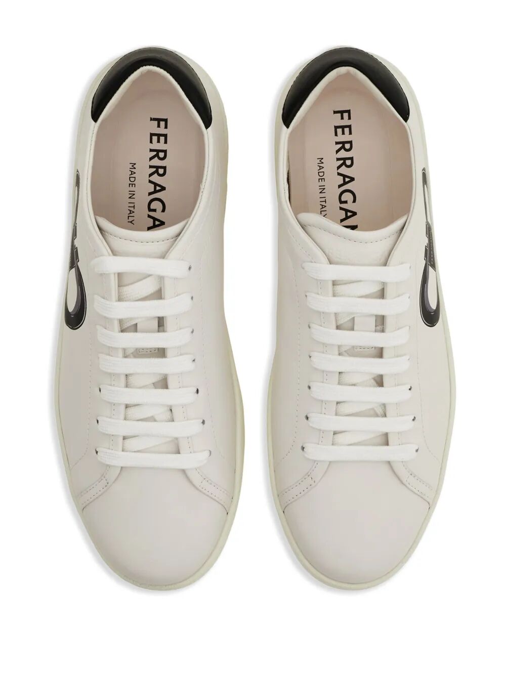 Ferragamo Men Double Gancini Brandy1 Sneakers FERRAGAMO