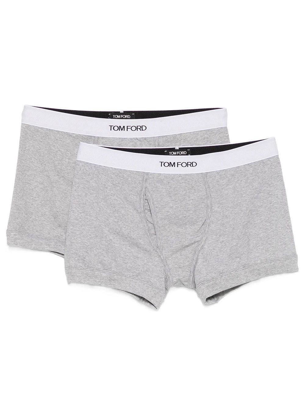 Tom Ford Men Set Of 2 Logo-Waistband Cotton Boxer Briefs TOM FORD