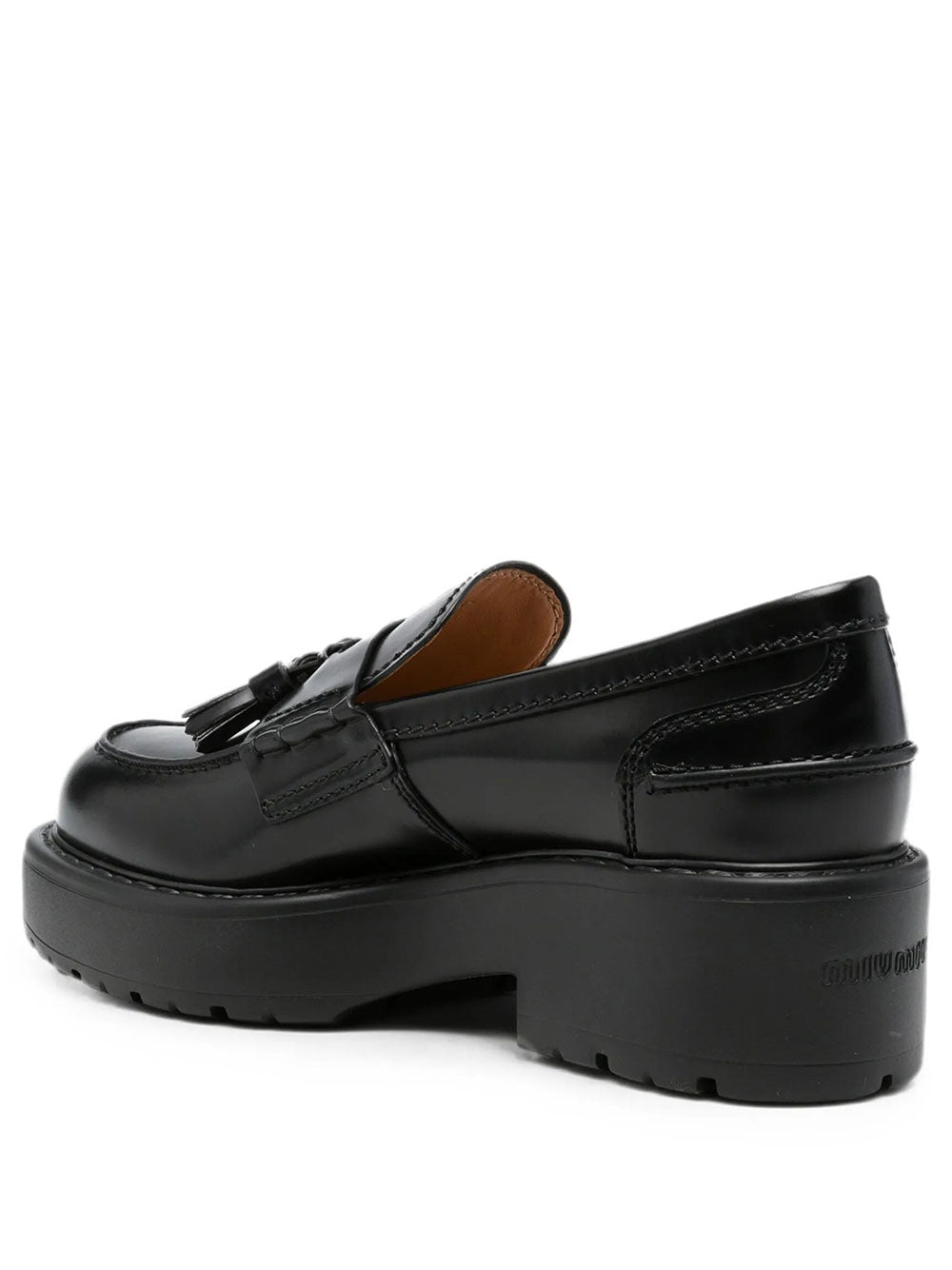 Miu Miu Women Chunky Leather Loafers MIU MIU