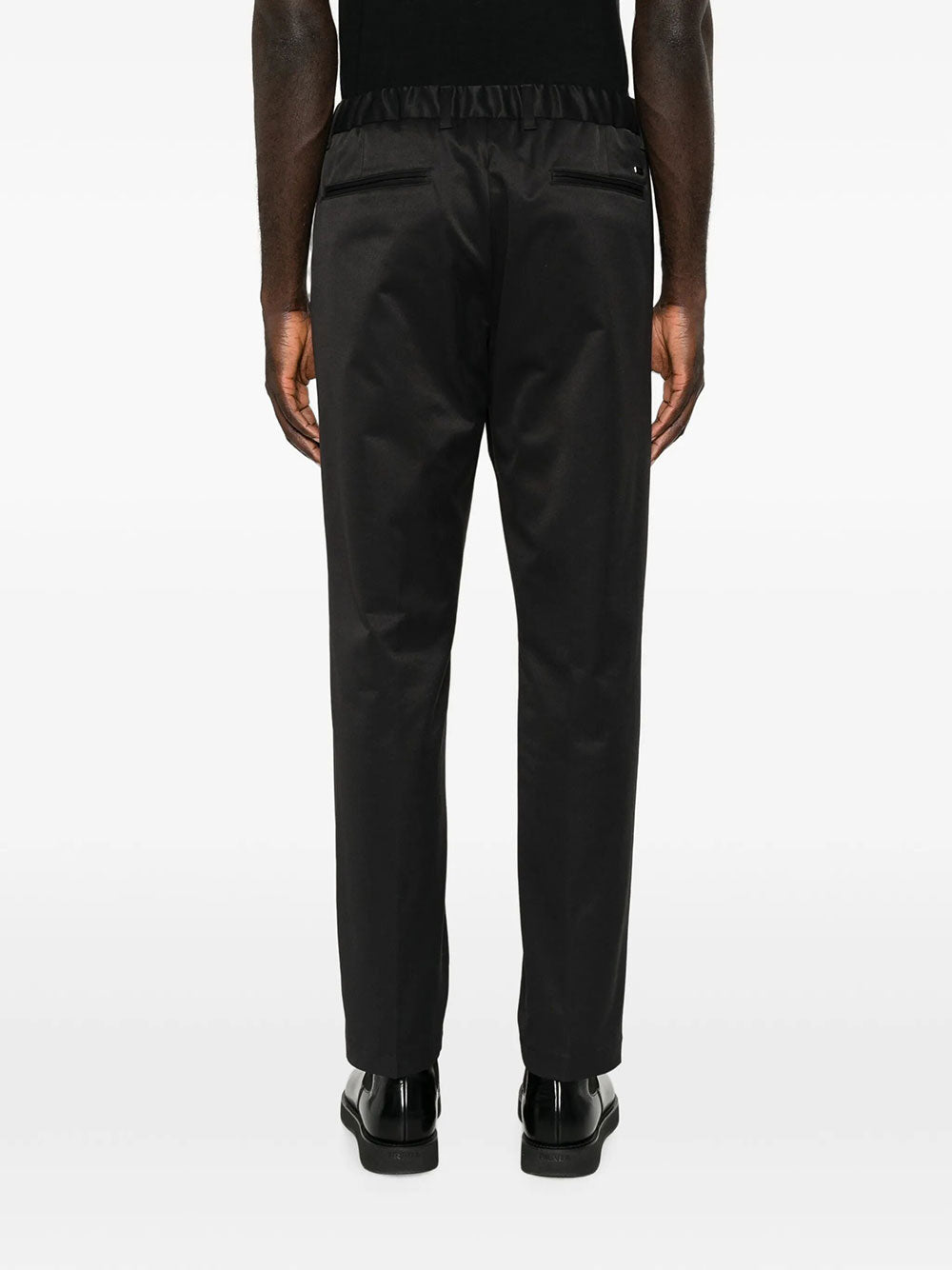 Herno Men Drawstring-Waistband Tapered Leg Trousers HERNO