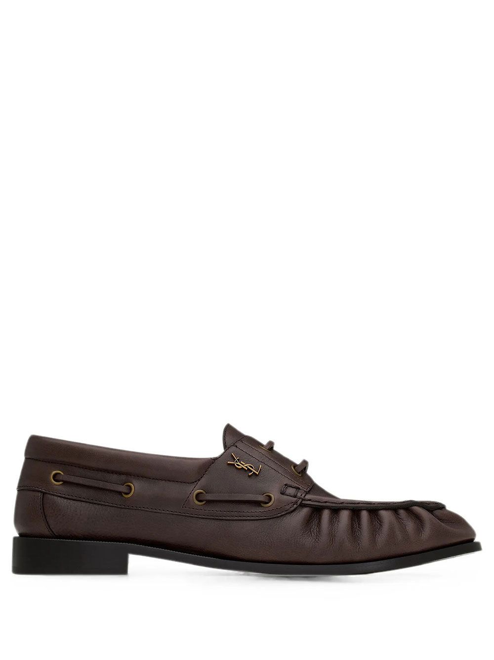 Saint Laurent Men Le Loafer Bateau In Smooth Leather SAINT LAURENT
