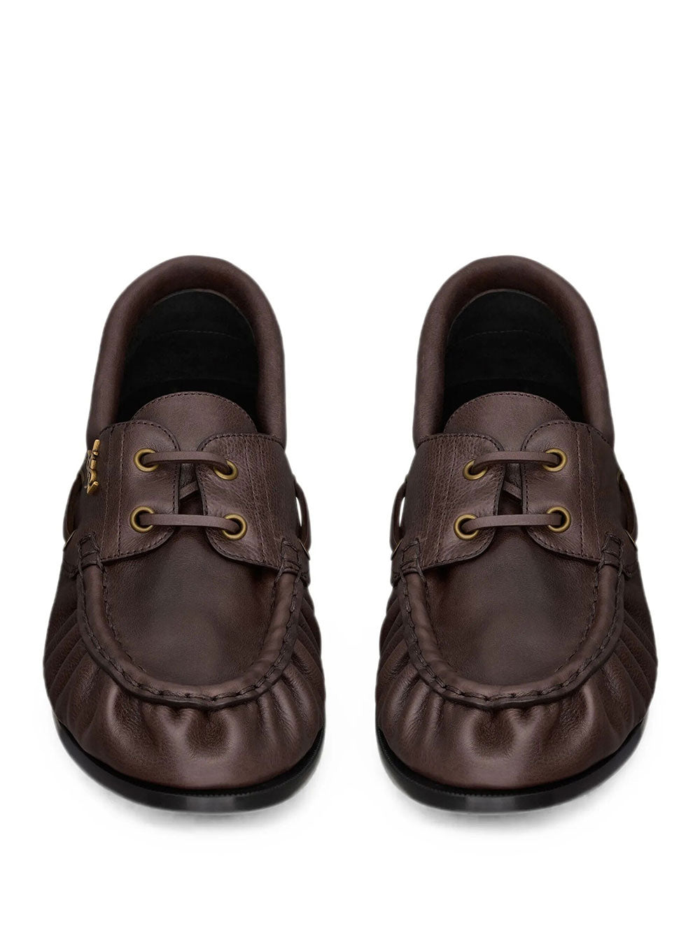 Saint Laurent Men Le Loafer Bateau In Smooth Leather SAINT LAURENT