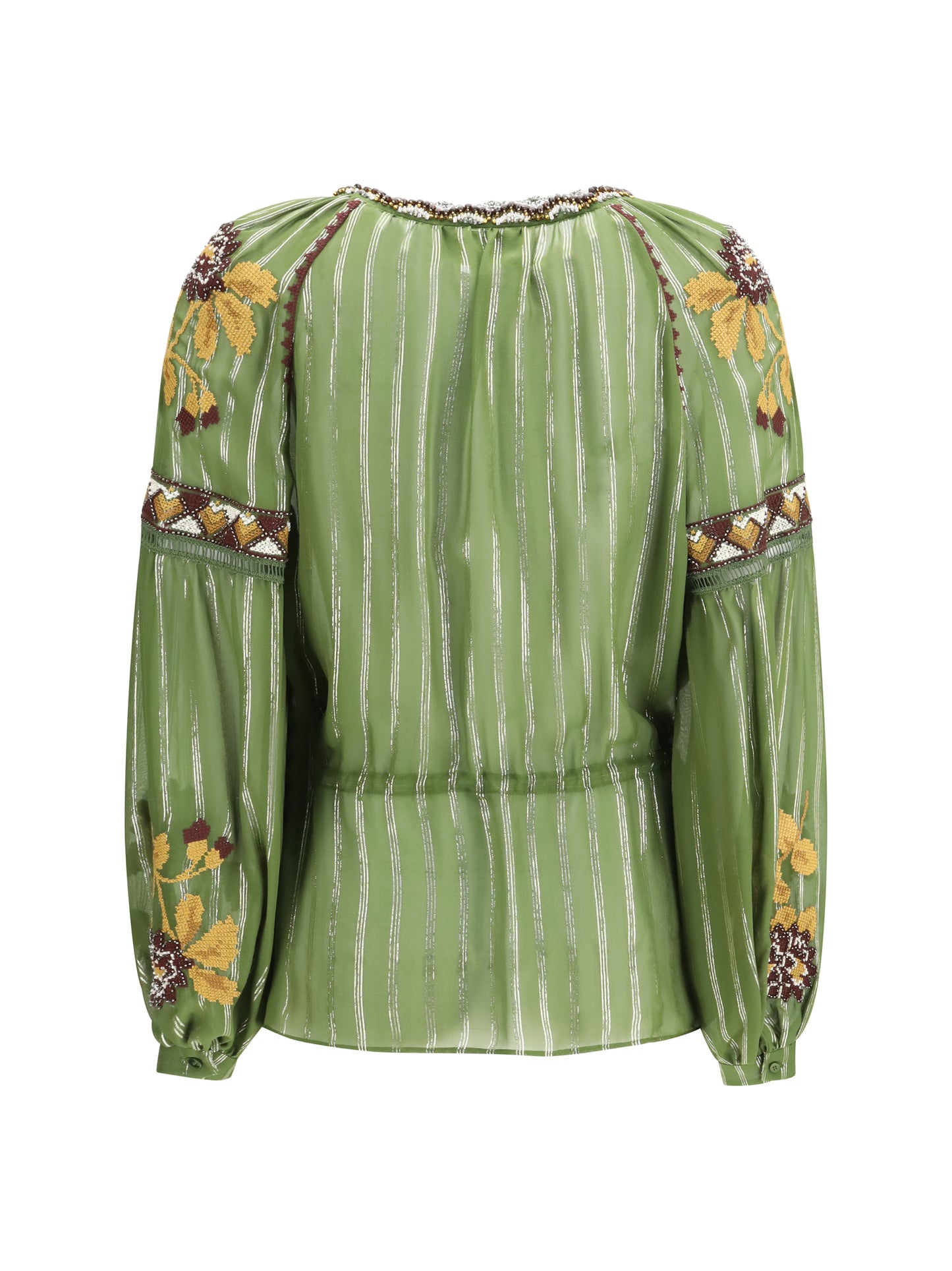 Valentino Women Lurex Silk Shirt VALENTINO