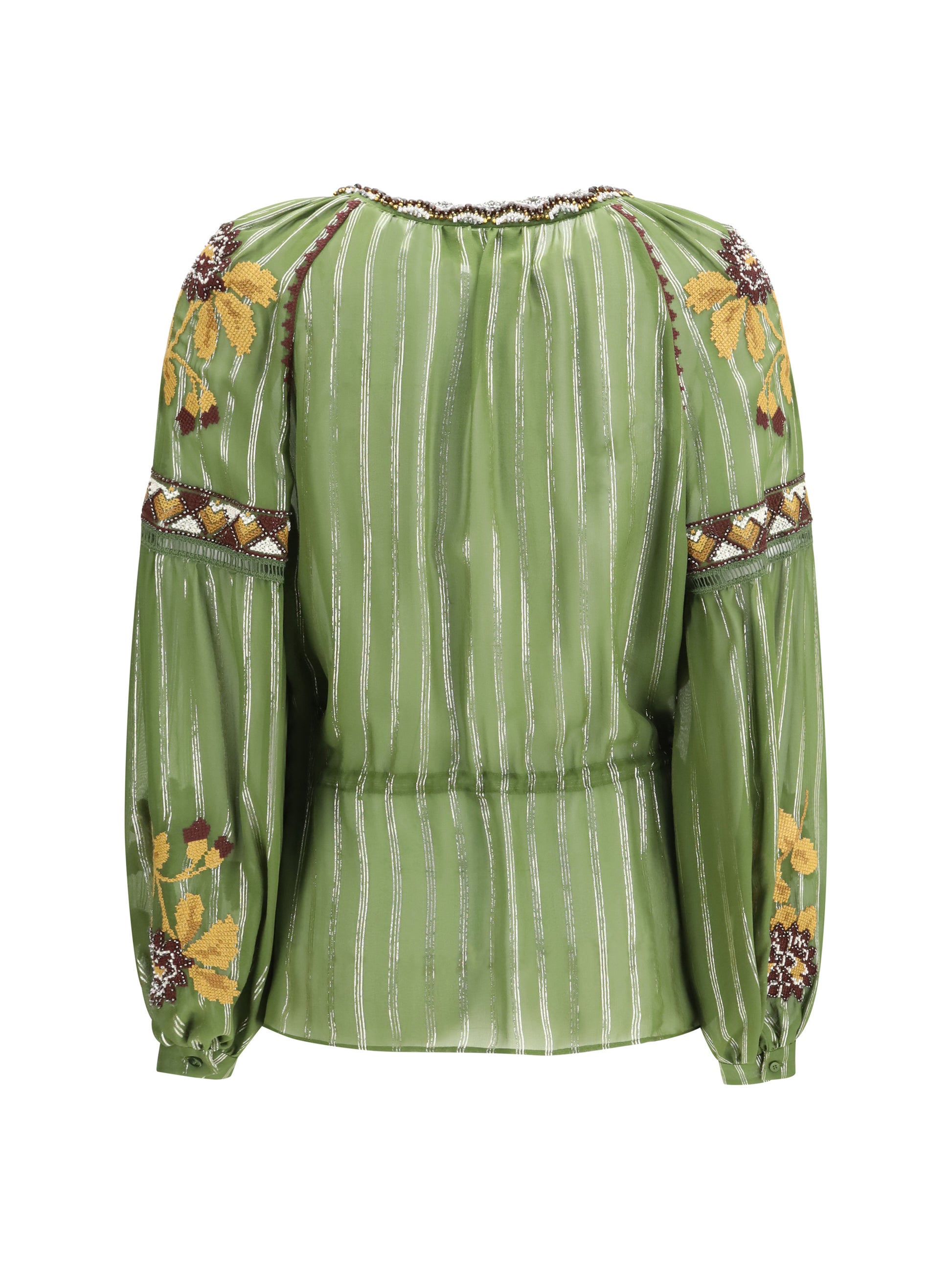 Valentino Women Lurex Silk Shirt VALENTINO