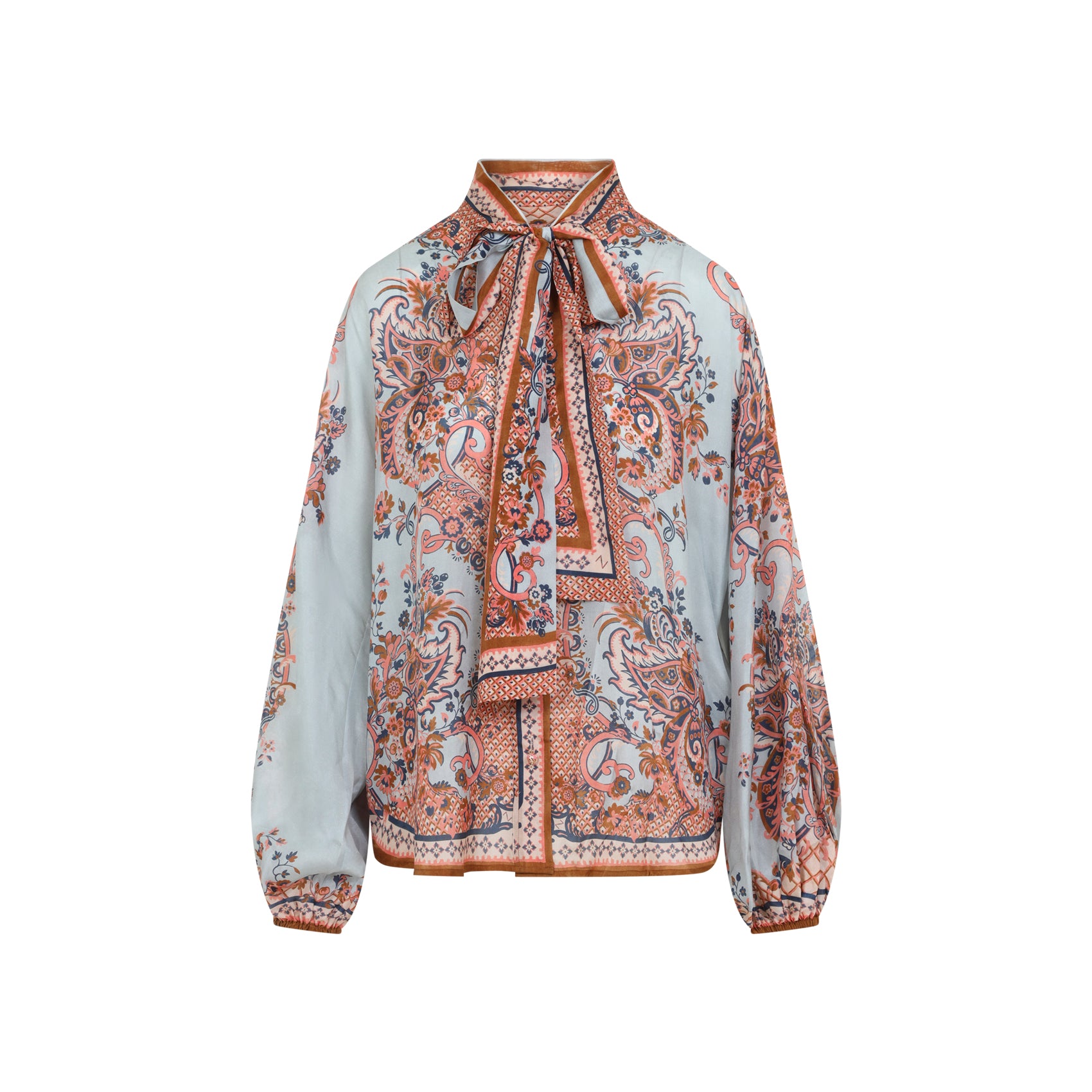 Zimmermann Aster Tie Neck Blouse Women ZIMMERMANN