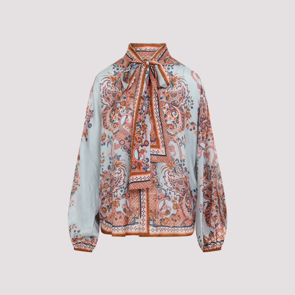 Zimmermann Aster Tie Neck Blouse Women ZIMMERMANN