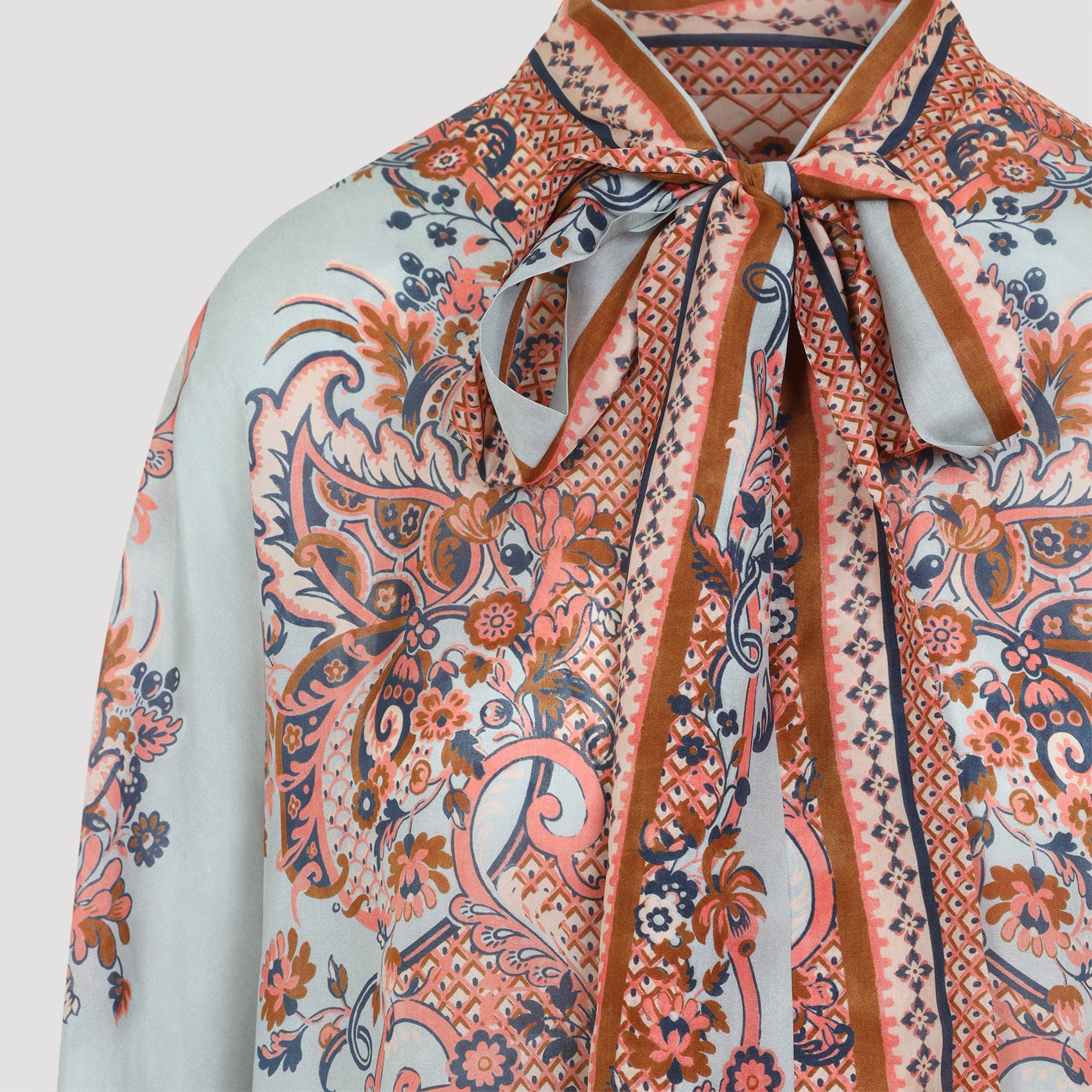 Zimmermann Aster Tie Neck Blouse Women ZIMMERMANN