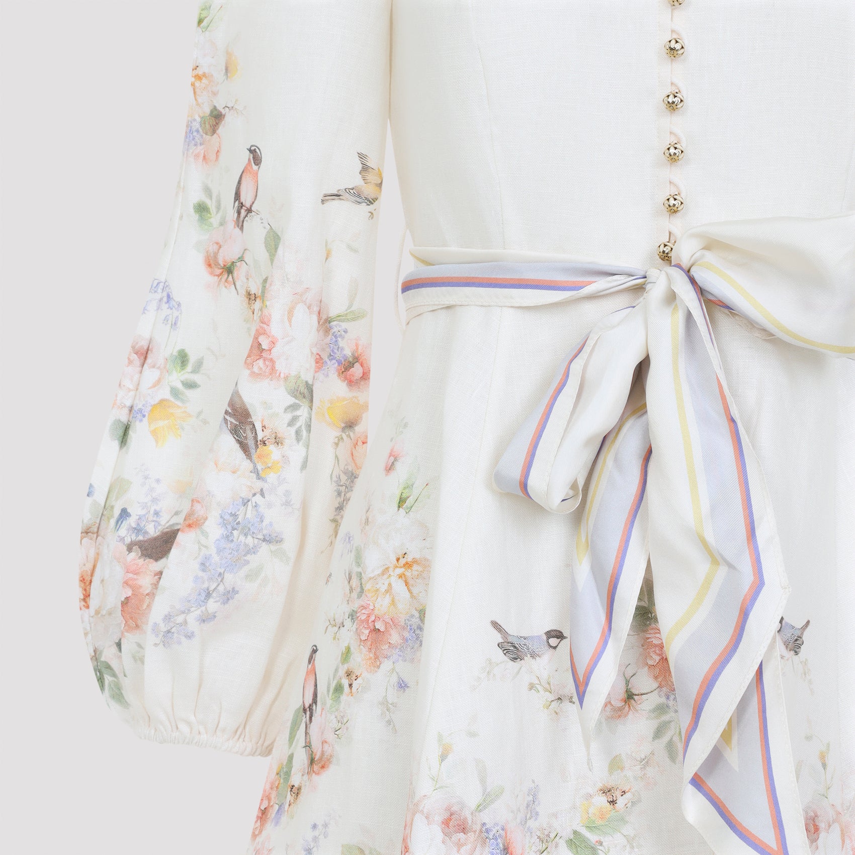 Zimmermann Valiant Button Mini Dress Women ZIMMERMANN