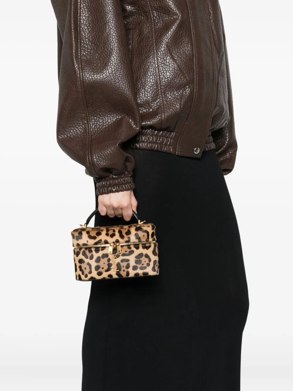 Saint Laurent Women Borsa Vanity Gaby In Pelle Cavallino SAINT LAURENT