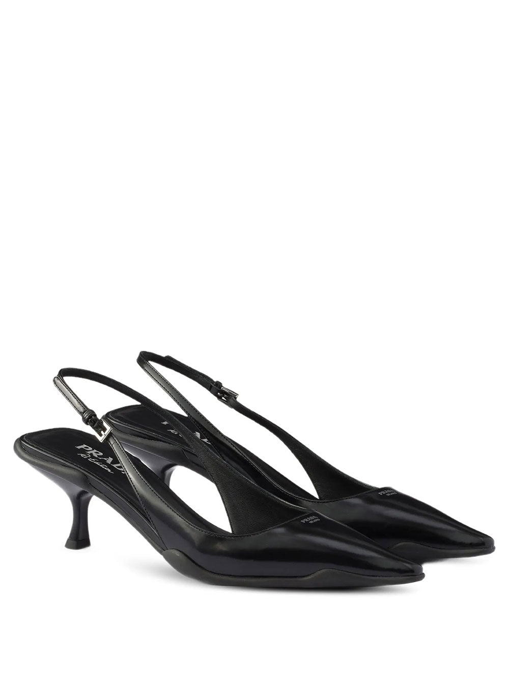 Prada Women Décolleté Slingback In Pelle Spazzolata PRADA