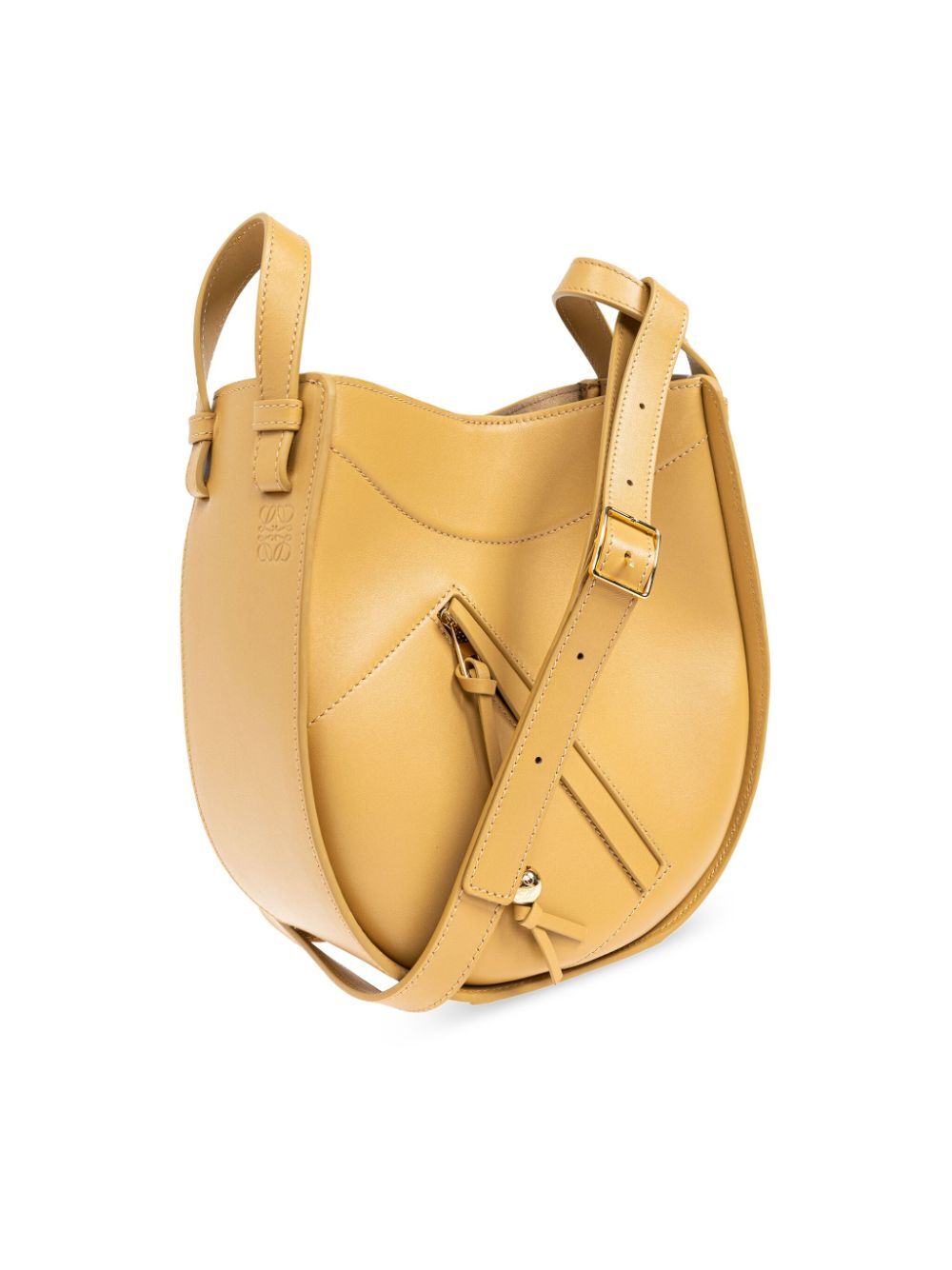 Loewe Women Hammock Slice Bag In Shiny Calfskin LOEWE