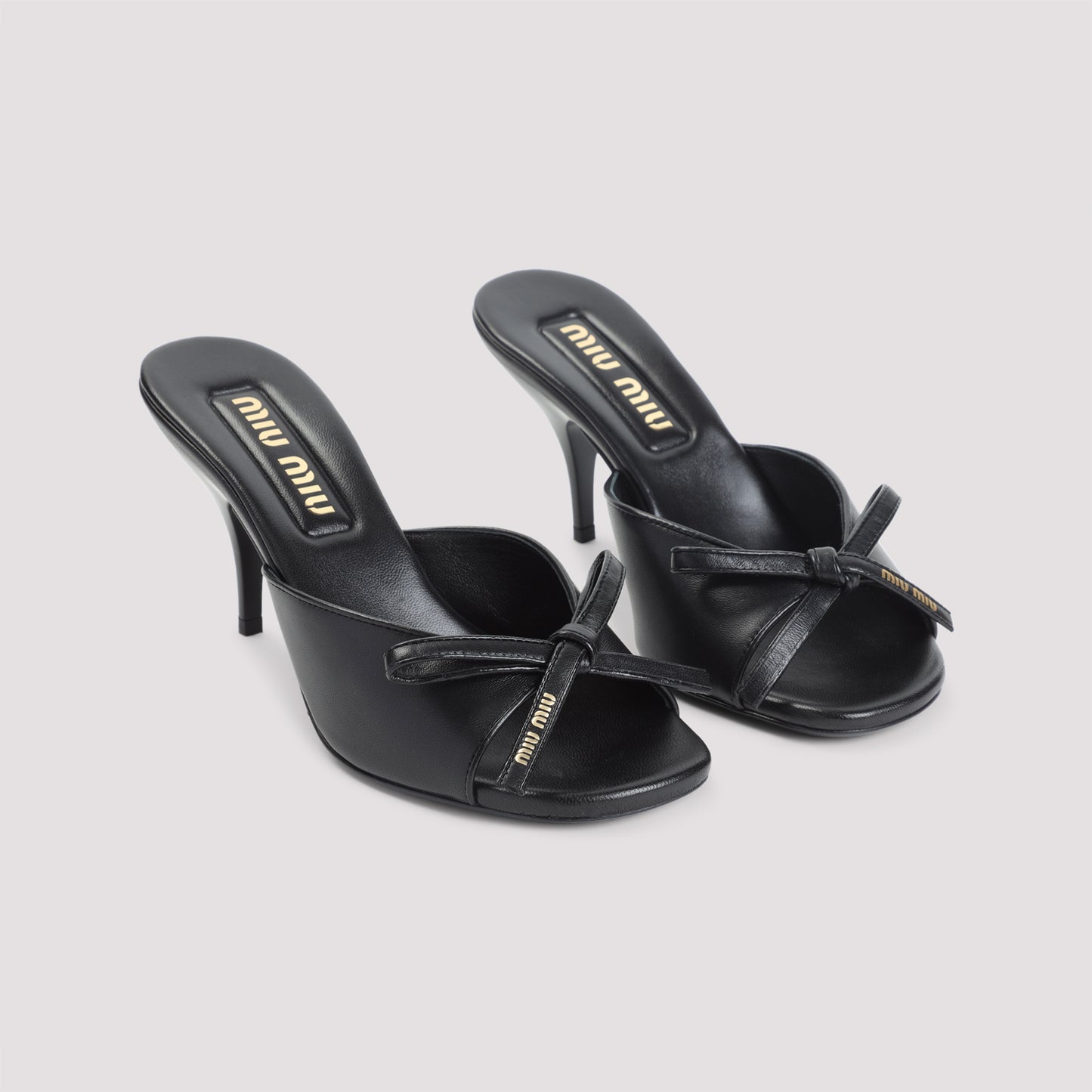 Miu Miu Lamb Leather Slippers Women MIU MIU