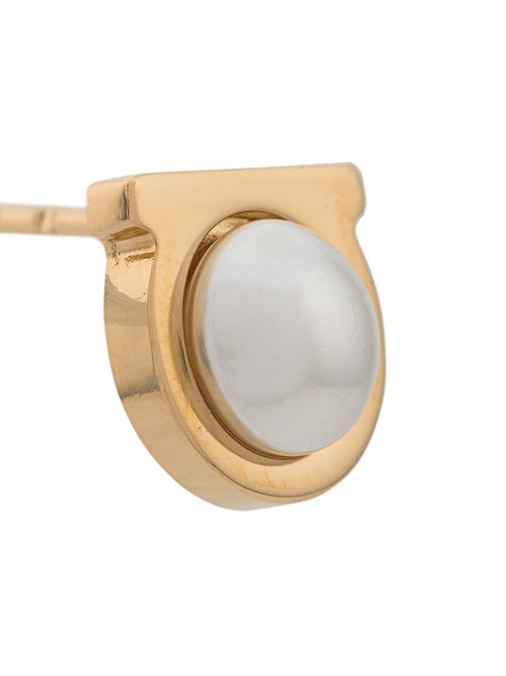 Ferragamo Women Gancini Pearl Earrings FERRAGAMO