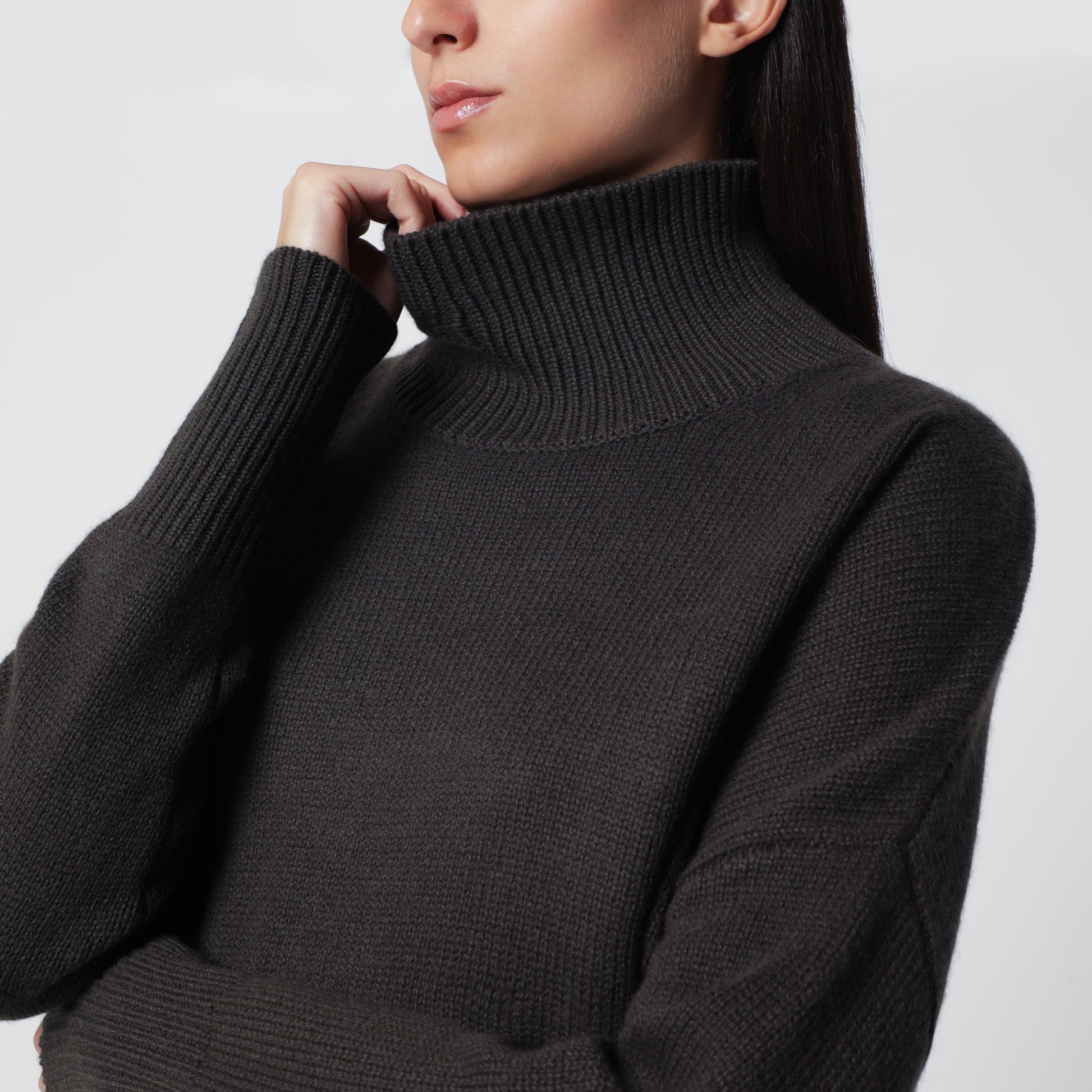 Lisa Yang Dark Green Heidi Cashmere Sweater Women LISA YANG
