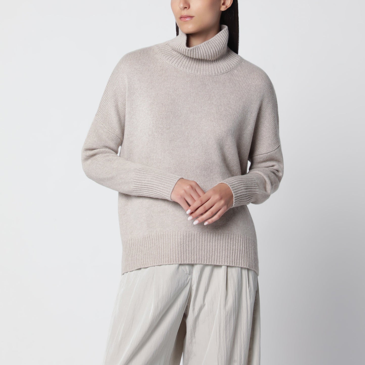 Lisa Yang Heidi Sweater In Sand Cashmere Women LISA YANG