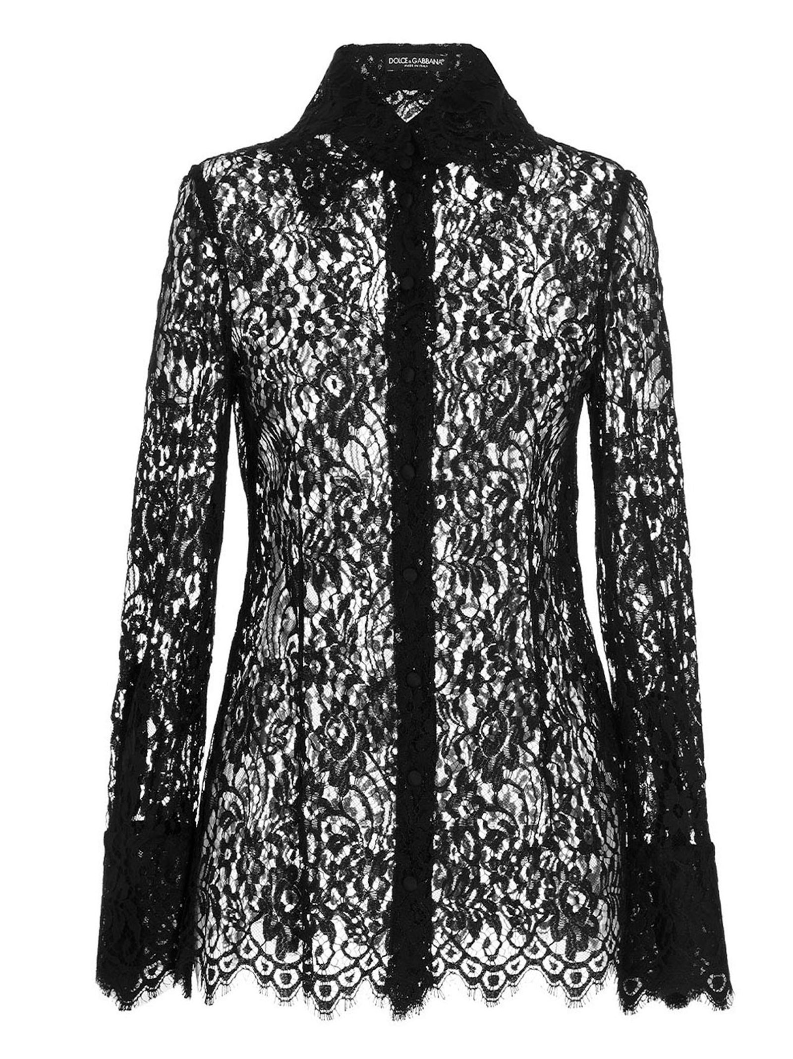 Dolce & Gabbana Women Lace Shirt DOLCE & GABBANA