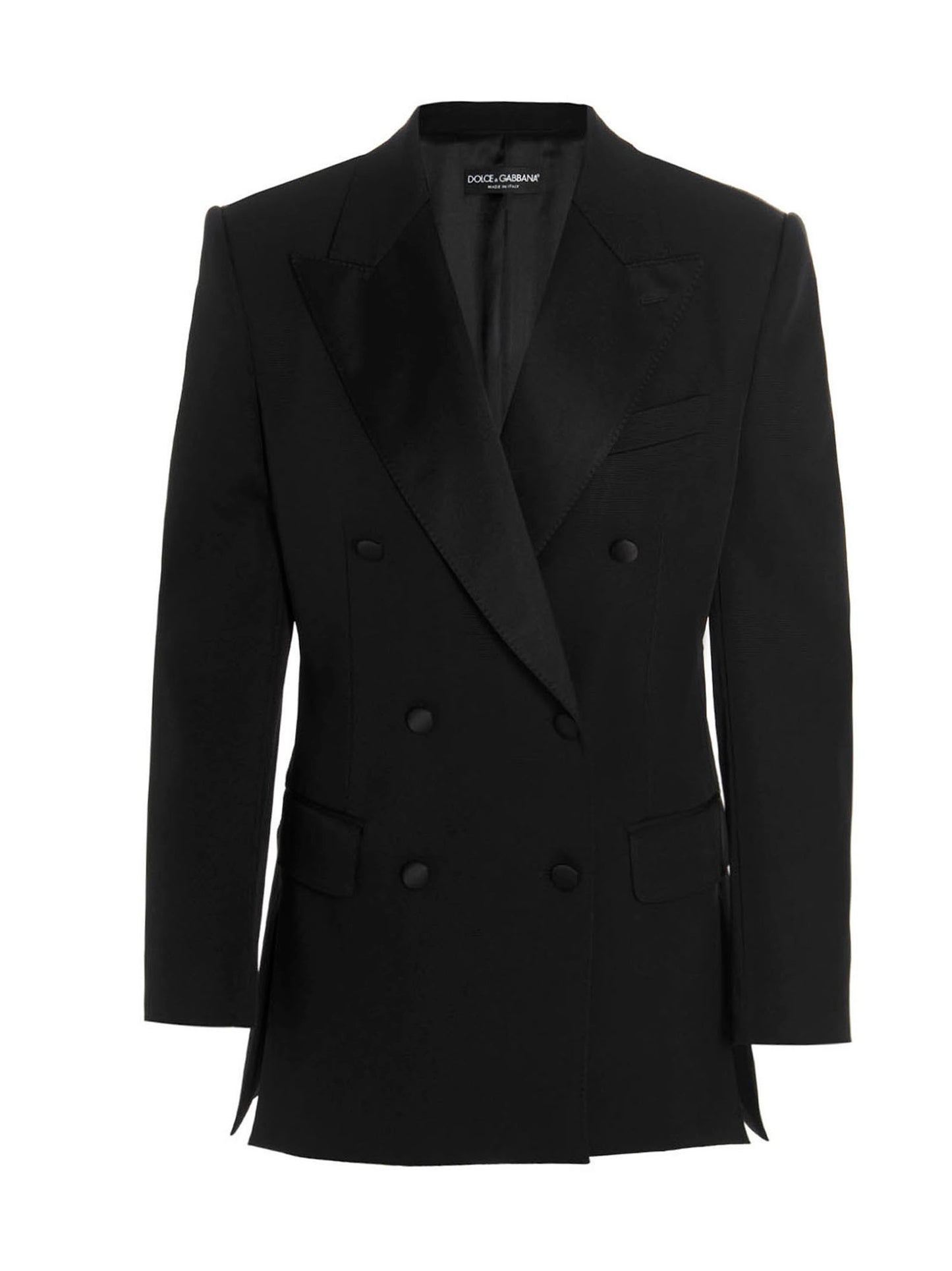 Dolce & Gabbana Women Padded Shoulders Double-Breasted Blazer Jacket DOLCE & GABBANA