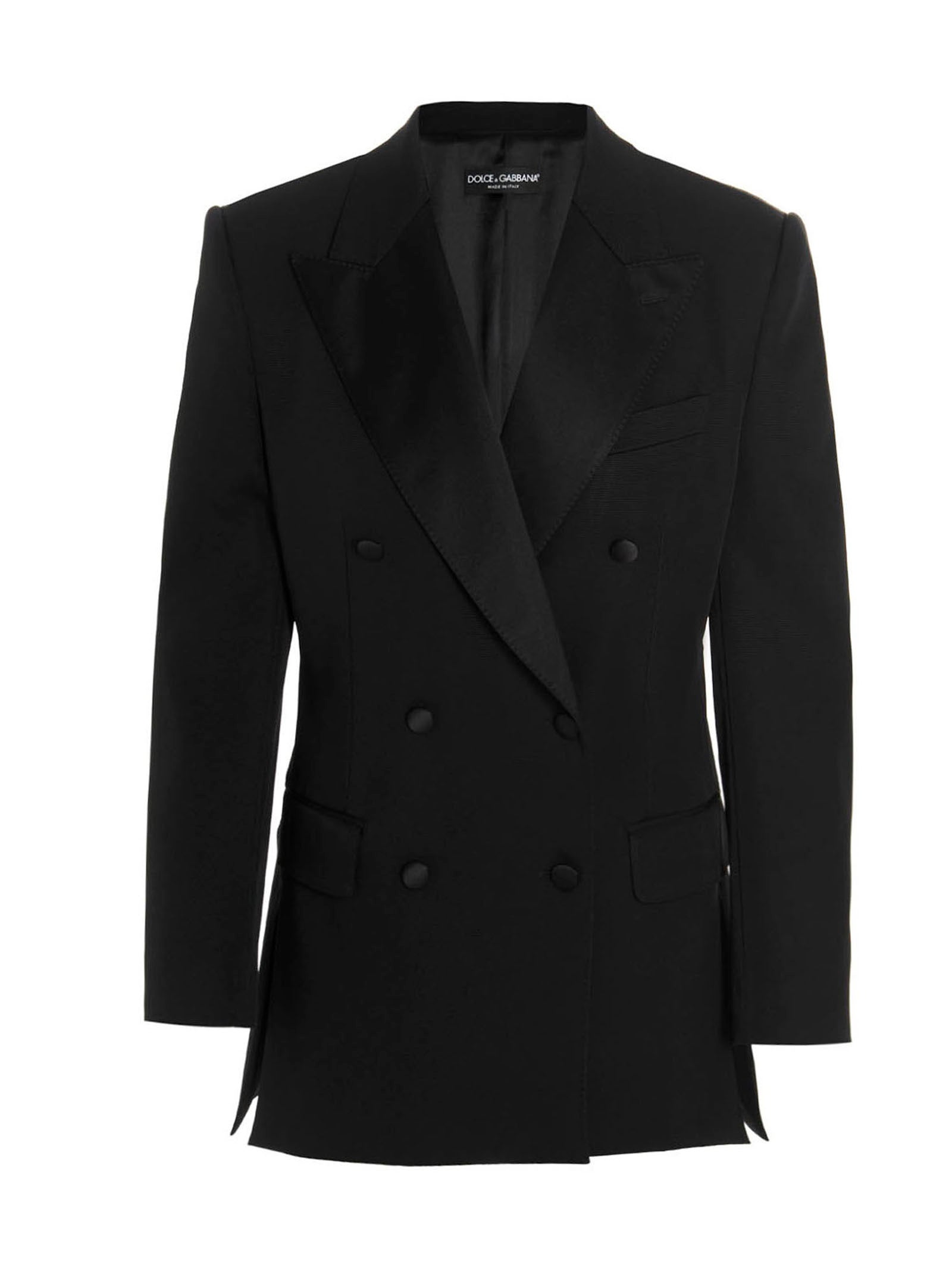 Dolce & Gabbana Women Padded Shoulders Double-Breasted Blazer Jacket DOLCE & GABBANA