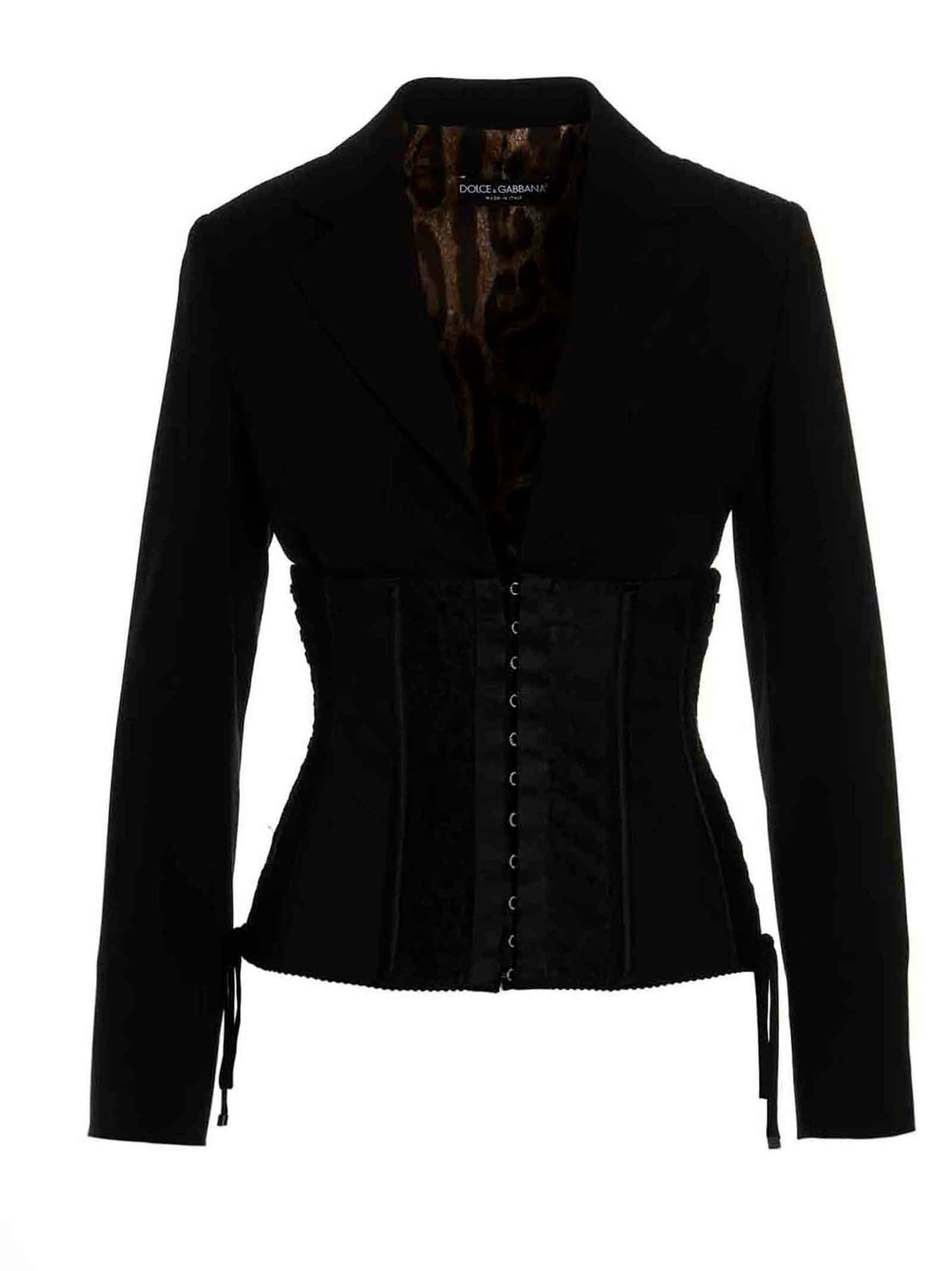 Dolce & Gabbana Women Corset Blazer DOLCE & GABBANA