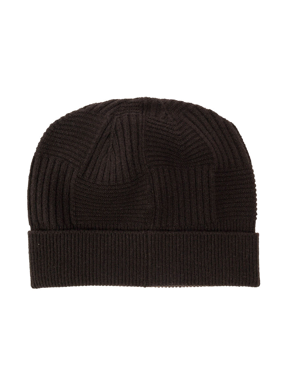 Bottega Veneta Men Bottega Veneta Brown Woven Wool Hat Man BOTTEGA VENETA