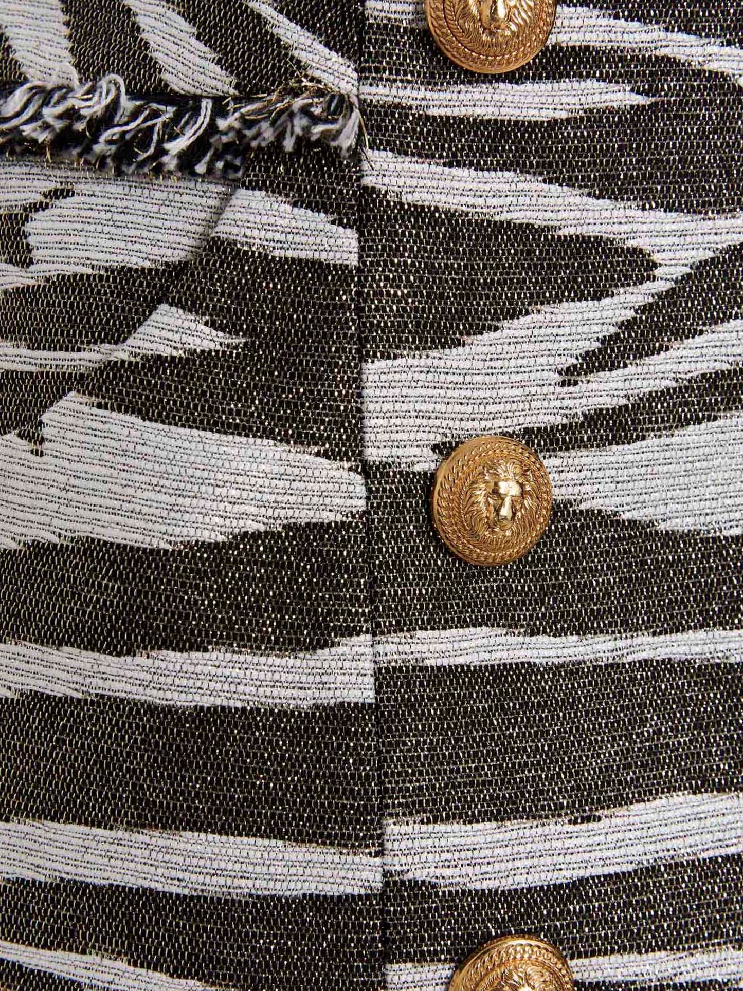 Balmain Women 'Lurex Zebra' Skirt BALMAIN