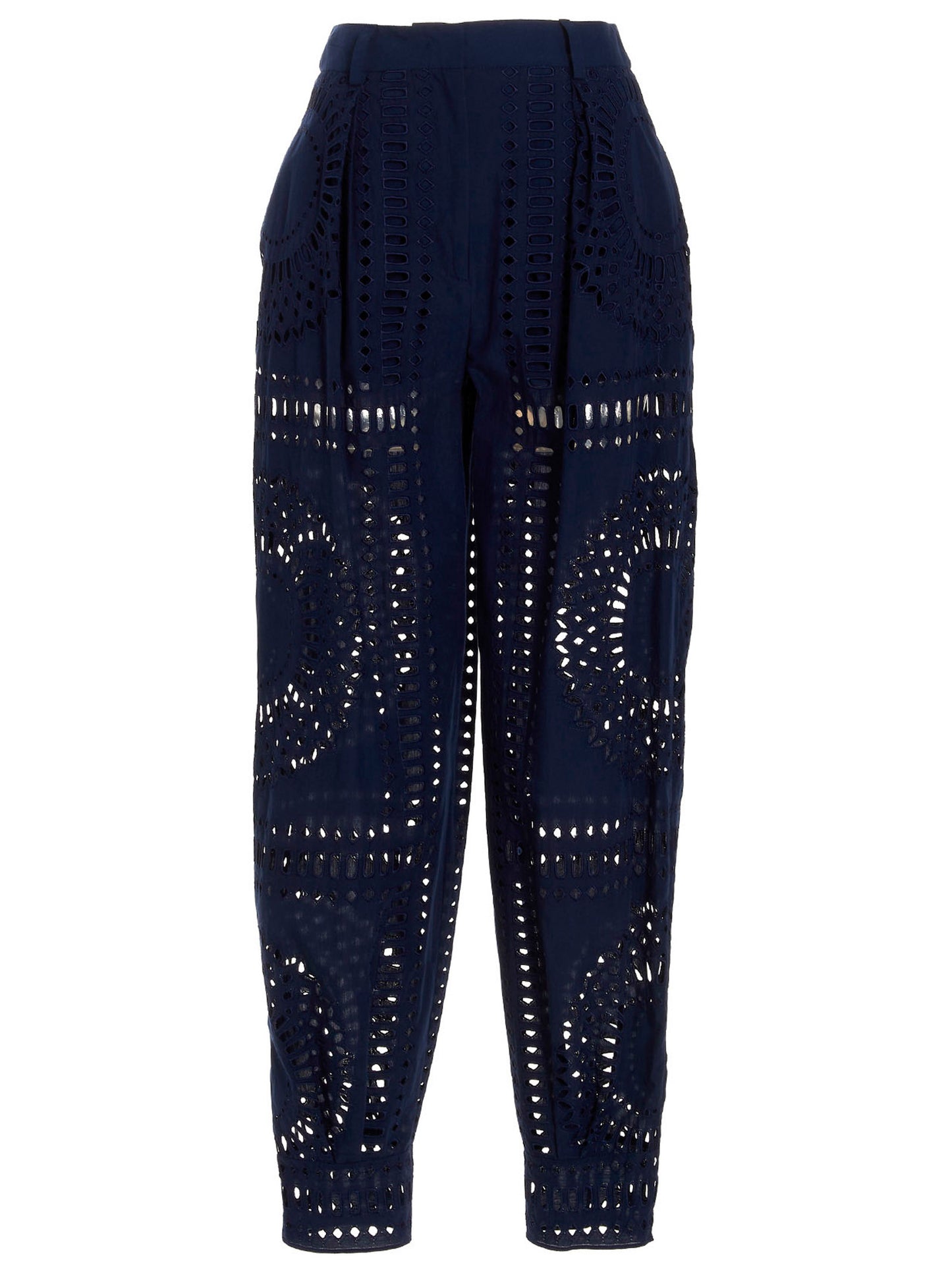 Alberta Ferretti Women Embroidered Cotton Pants ALBERTA FERRETTI