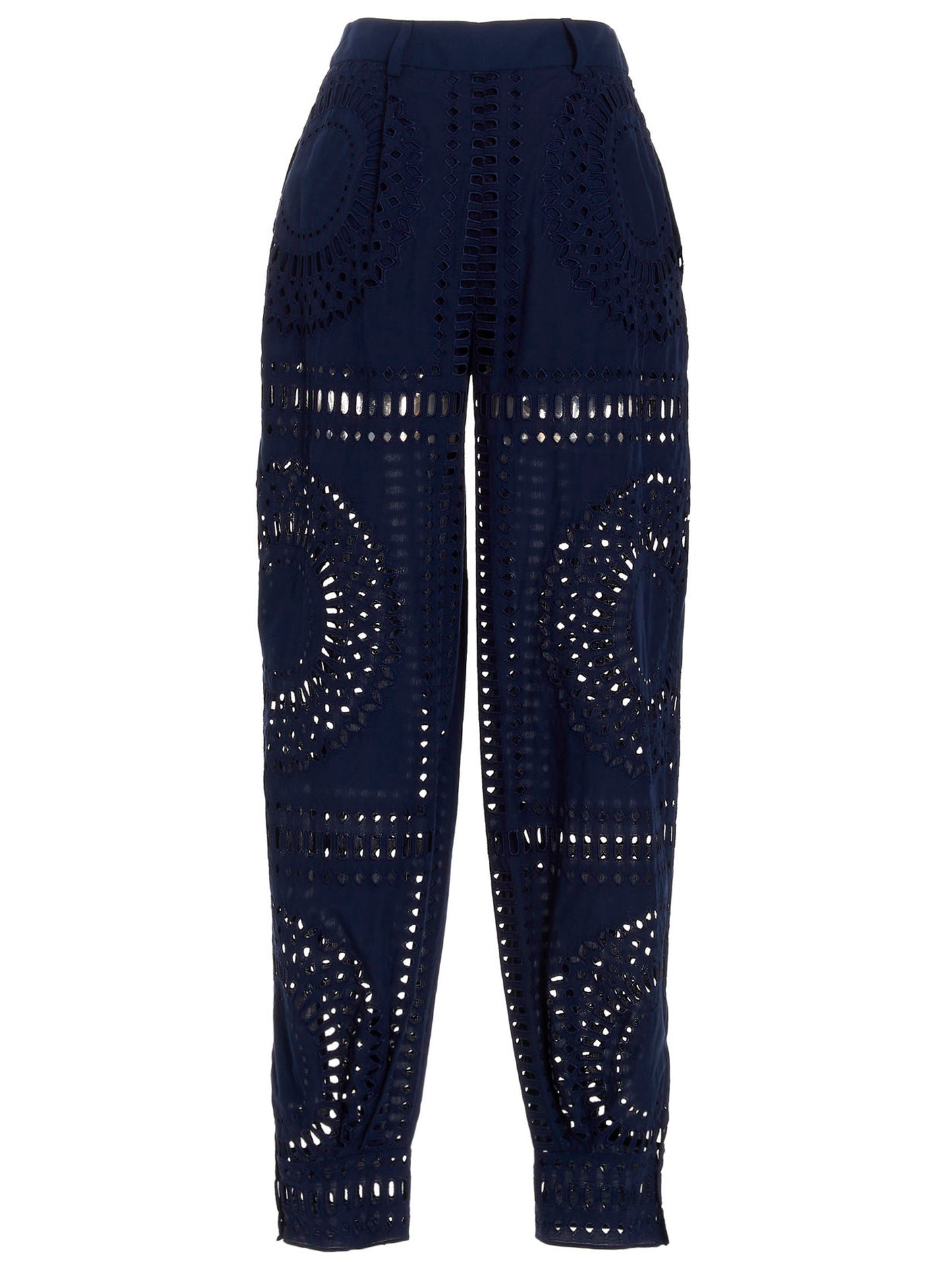 Alberta Ferretti Women Embroidered Cotton Pants ALBERTA FERRETTI