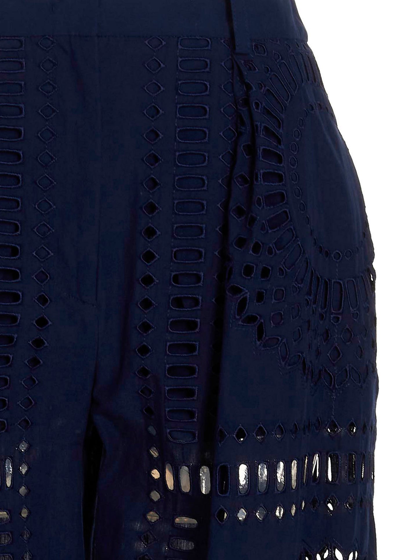 Alberta Ferretti Women Embroidered Cotton Pants ALBERTA FERRETTI