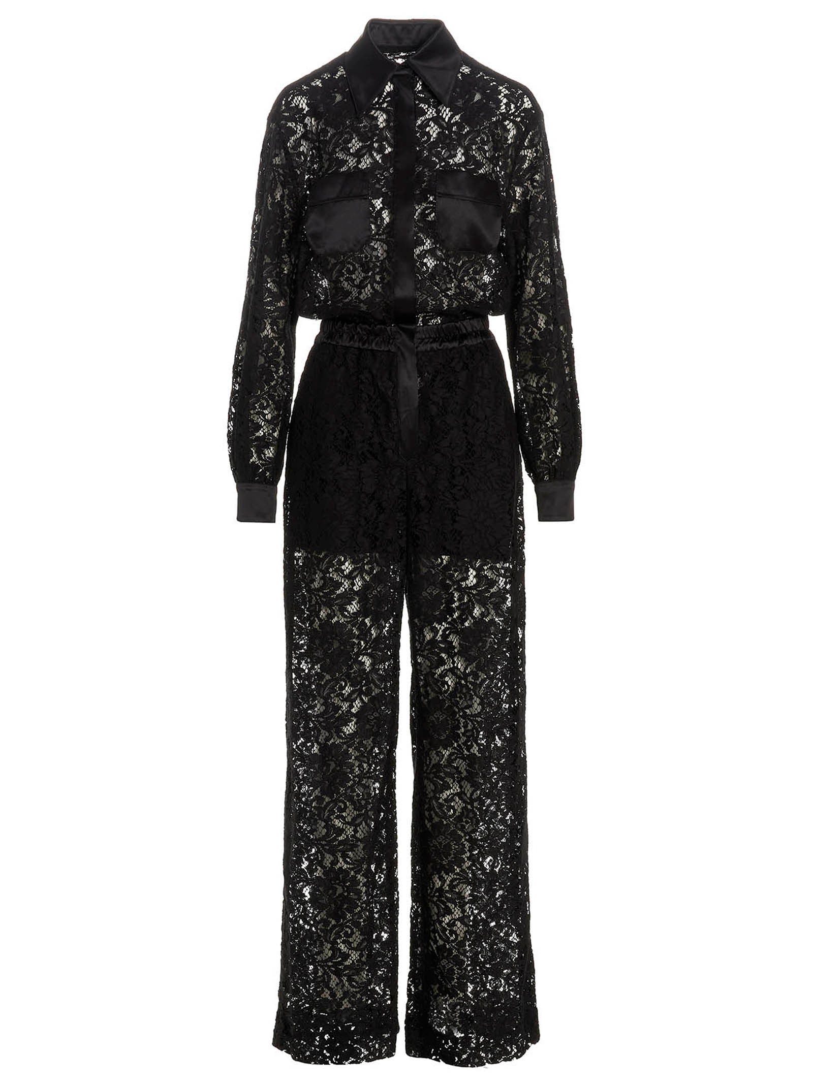 Dolce & Gabbana Women Cord Lace One-Length Bodysuit DOLCE & GABBANA