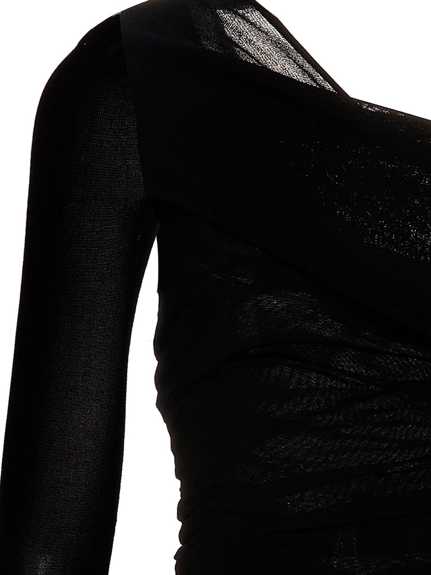 Saint Laurent Women Draped Long Dress SAINT LAURENT