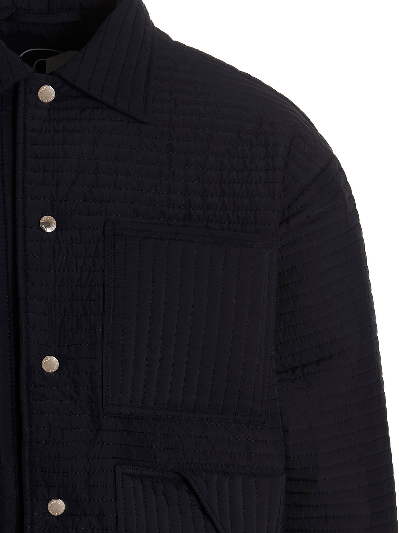 Khrisjoy Men 'Chore Quilted Stripes' Down Jacket KHRISJOY