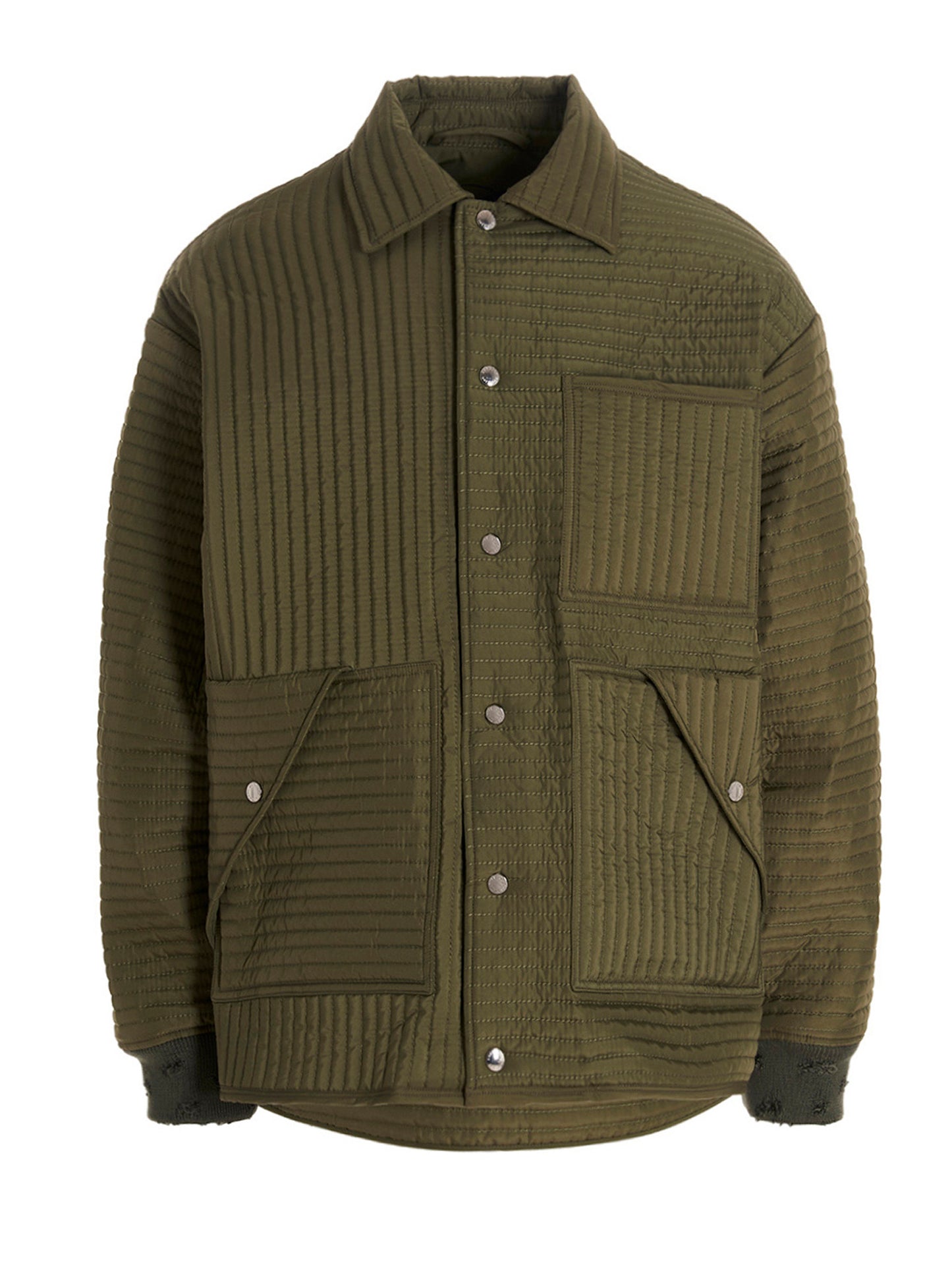 Khrisjoy Men 'Chore Quilted Stripes' Down Jacket KHRISJOY