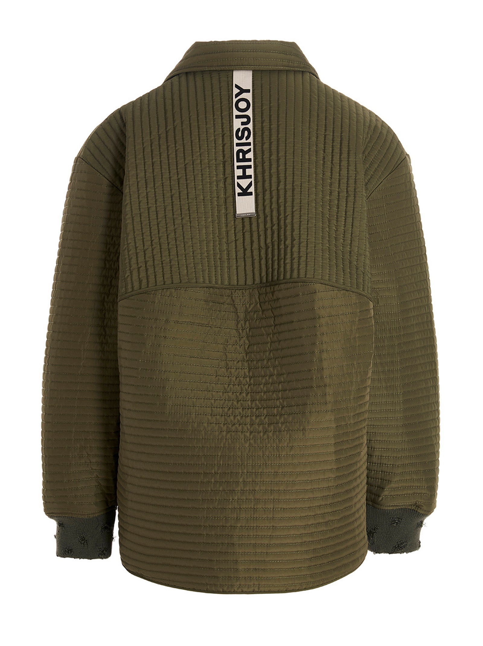 Khrisjoy Men 'Chore Quilted Stripes' Down Jacket KHRISJOY