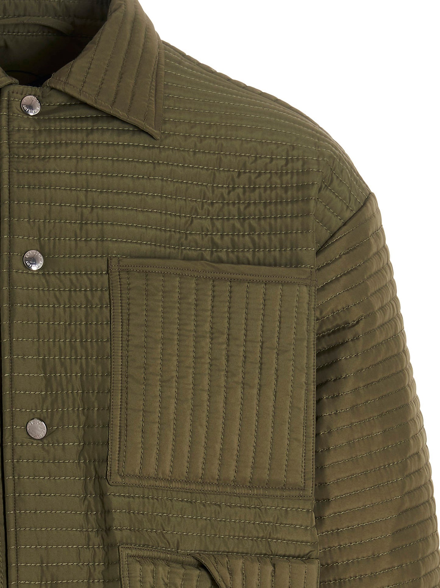 Khrisjoy Men 'Chore Quilted Stripes' Down Jacket KHRISJOY