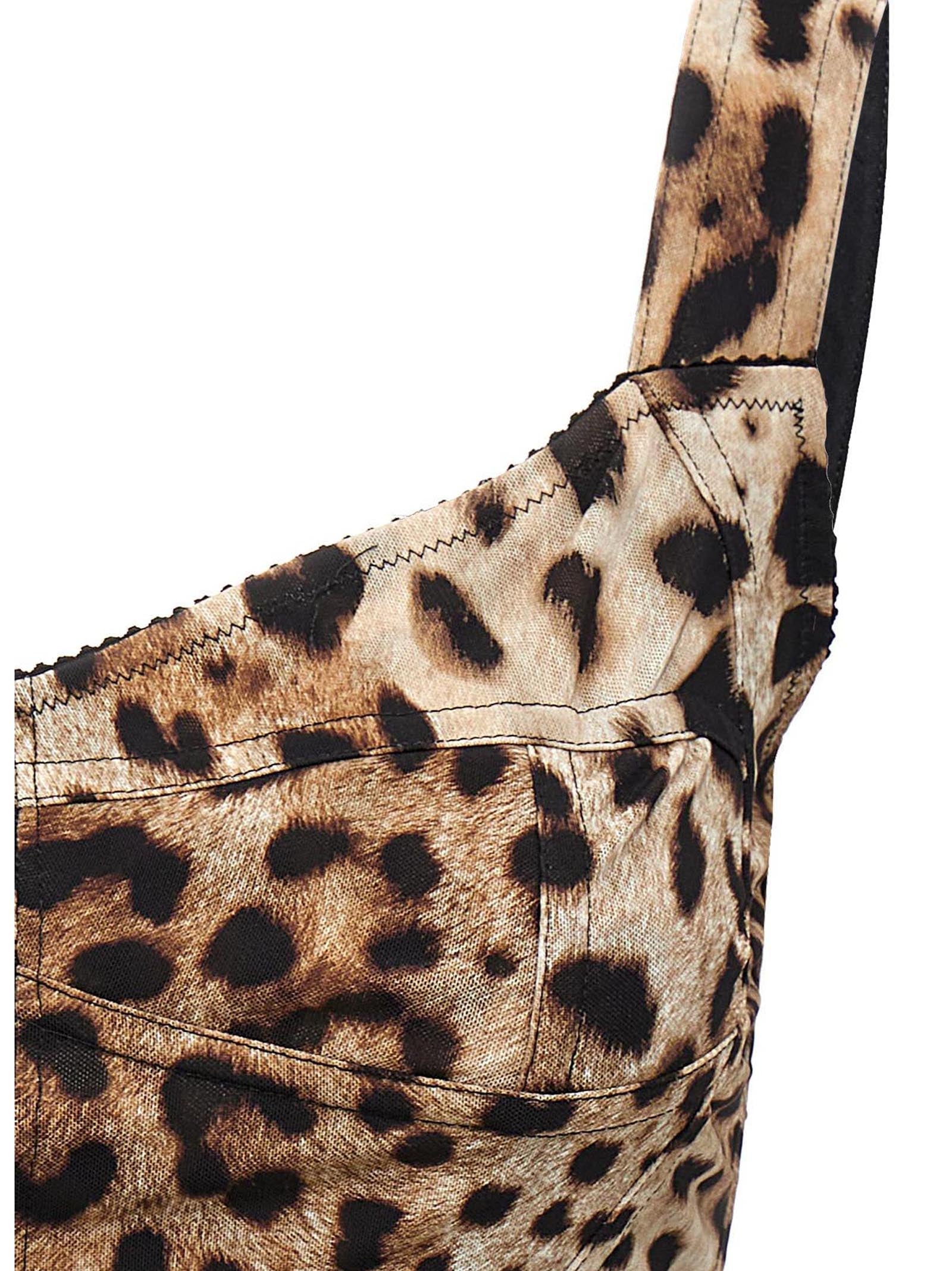 Dolce & Gabbana Women 'Leopardo' Bustier Top DOLCE & GABBANA