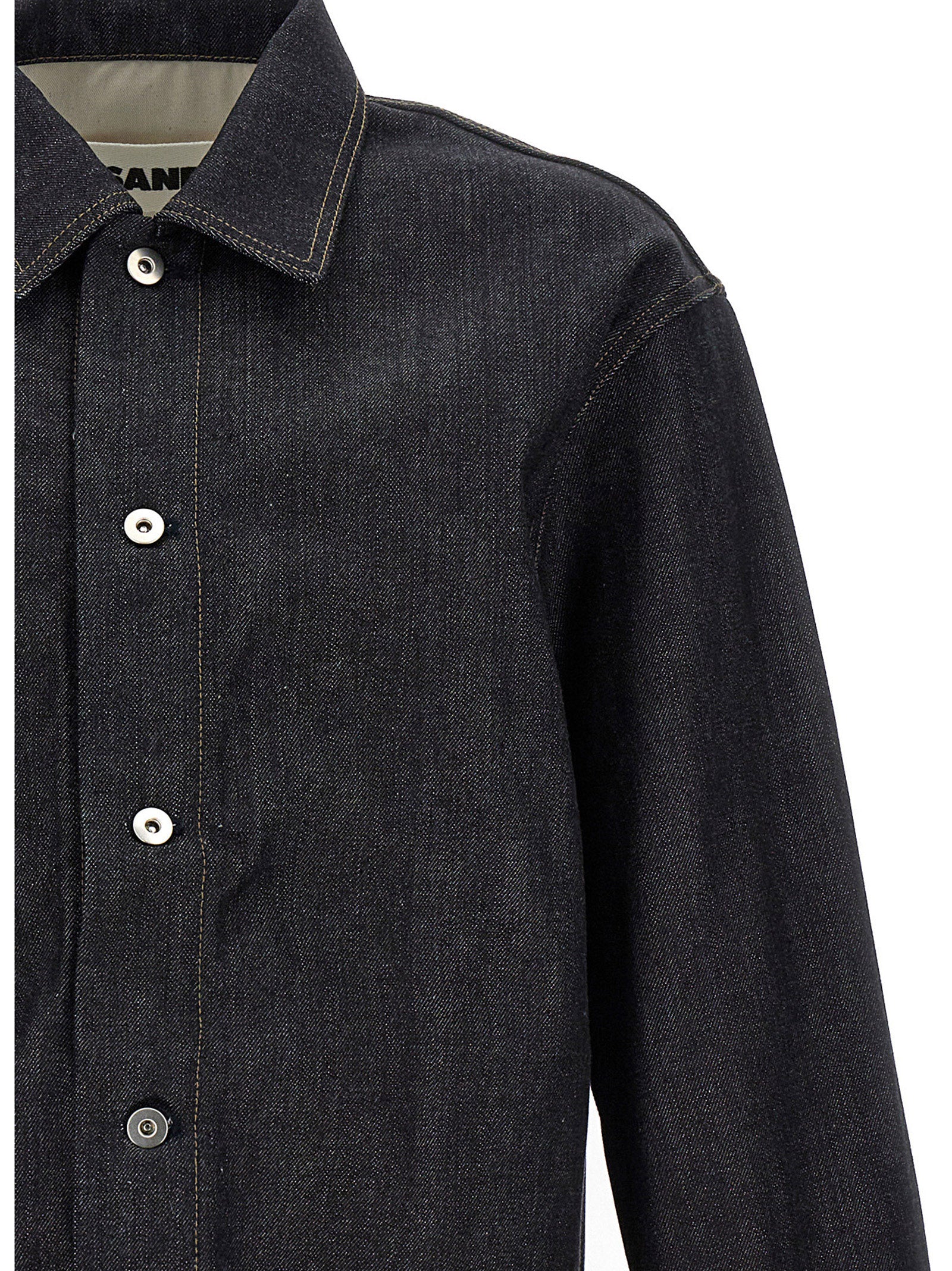 Jil Sander Men Denim Overshirt JIL SANDER