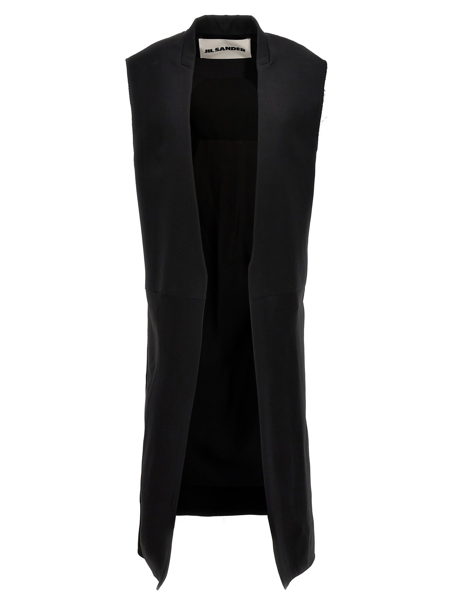 Jil Sander Women Two-Material Long Vest JIL SANDER