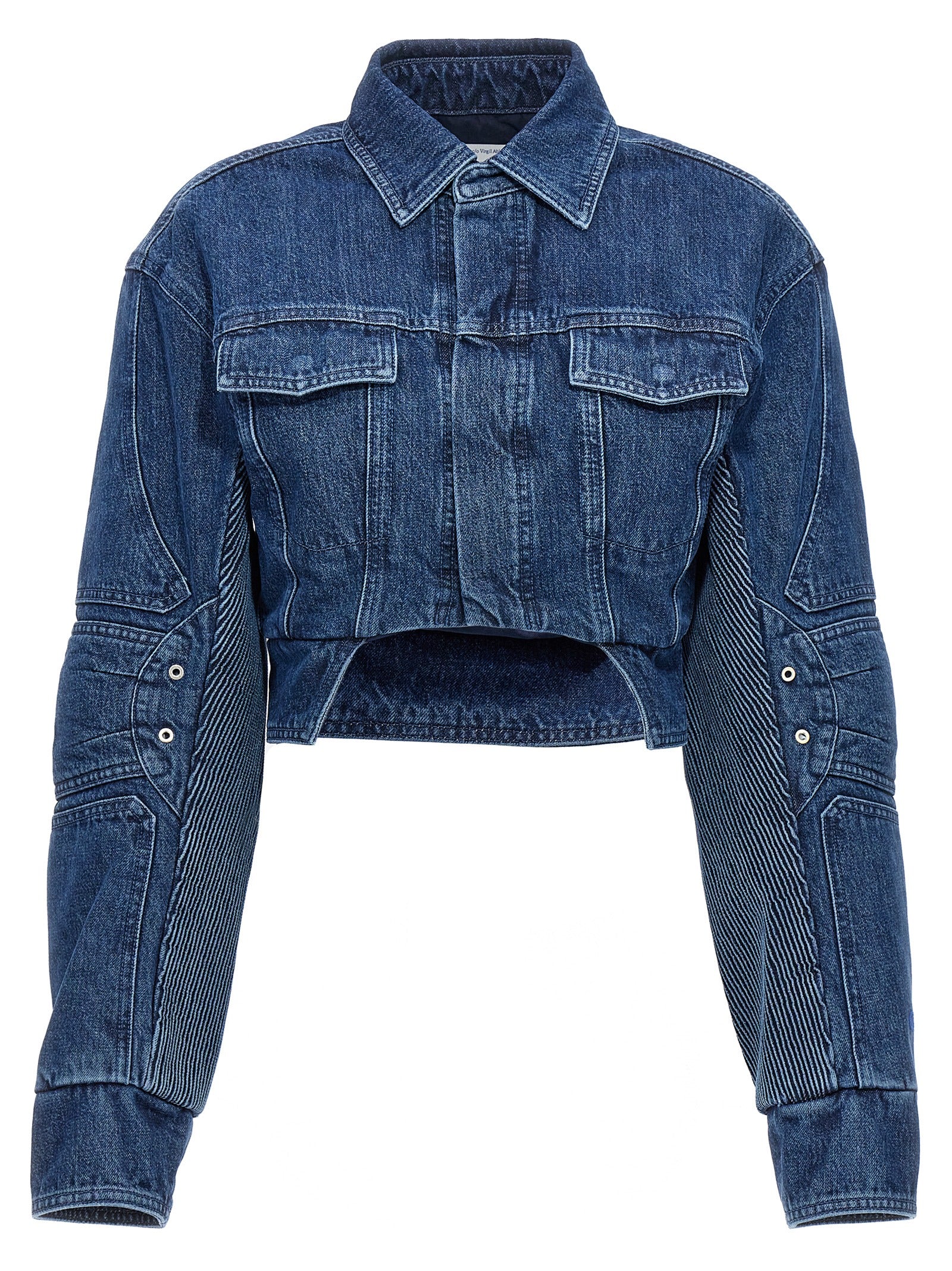 Off-White Women 'Motorcycle' Denim Jacket OFF-WHITE