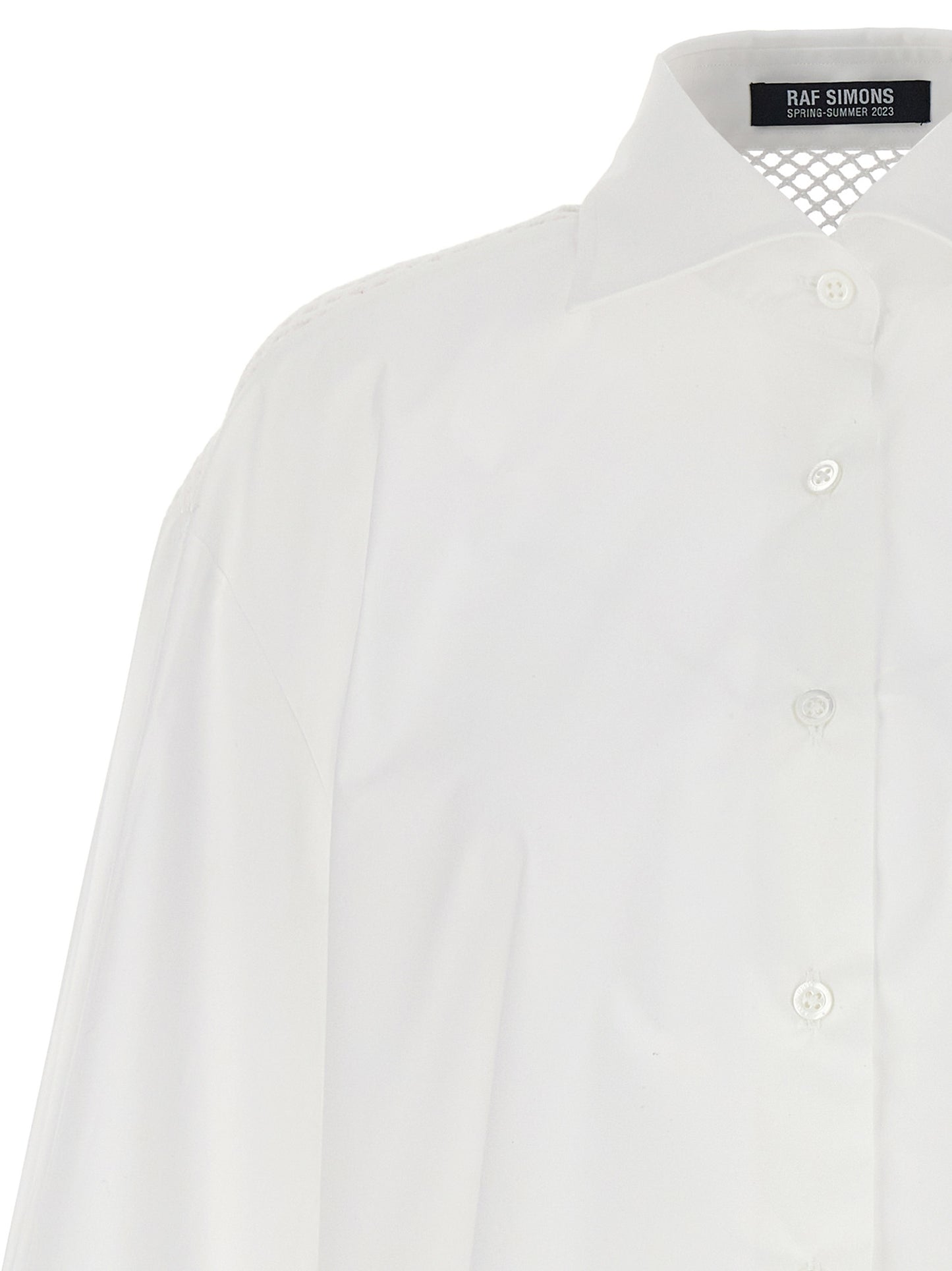 Raf Simons Women Mesh Insert Shirt RAF SIMONS