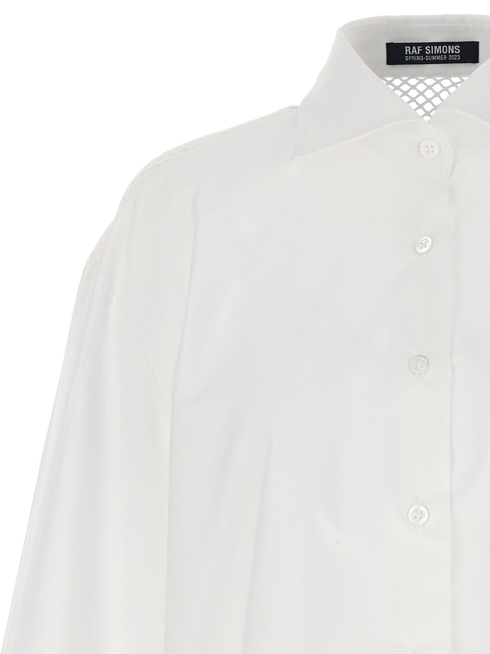 Raf Simons Women Mesh Insert Shirt RAF SIMONS