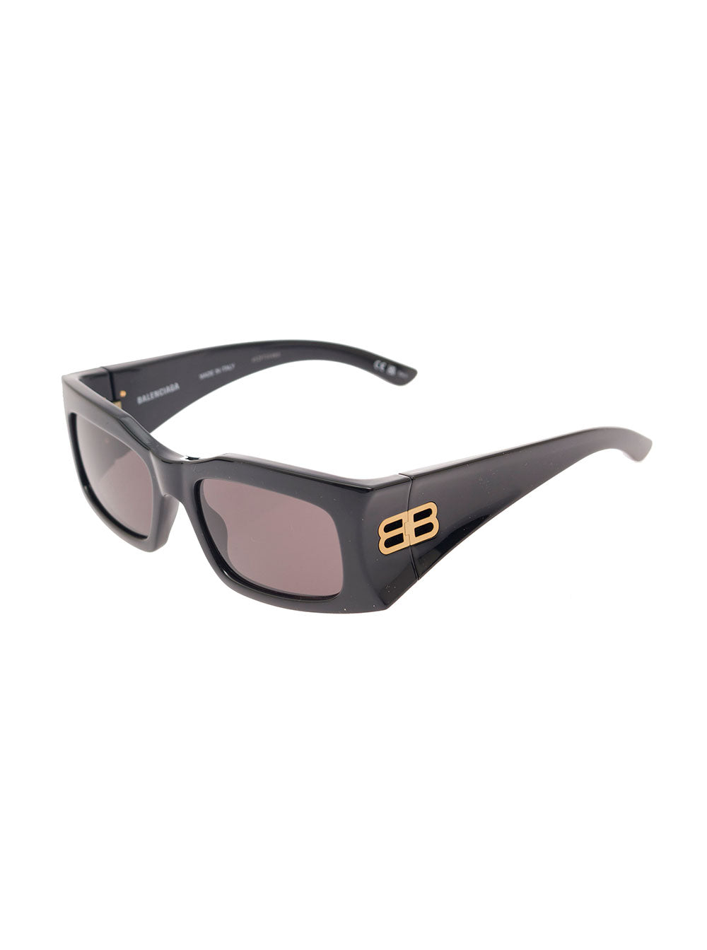 Balenciaga Women Black Sunglasses With Maxi Frame And Gold-Tone Hardware In Acetate Woman BALENCIAGA