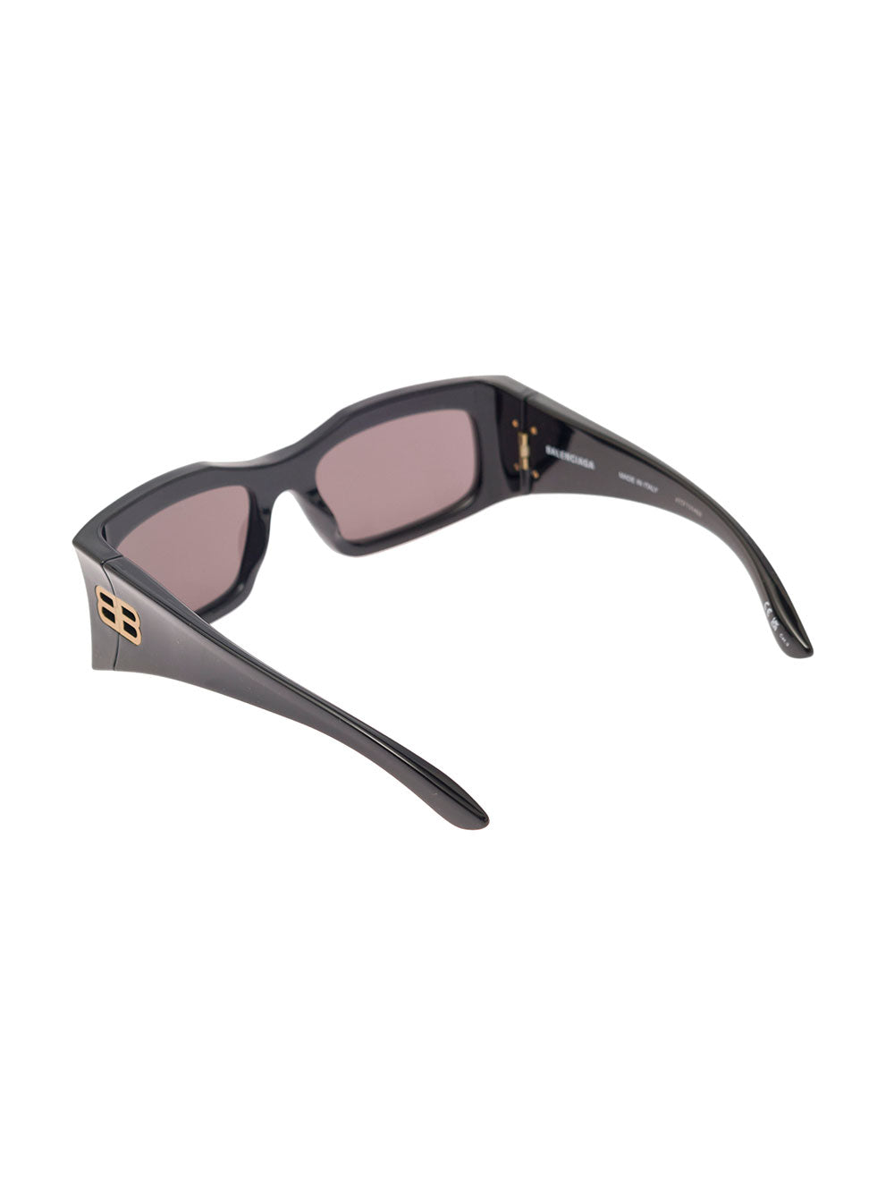Balenciaga Women Black Sunglasses With Maxi Frame And Gold-Tone Hardware In Acetate Woman BALENCIAGA